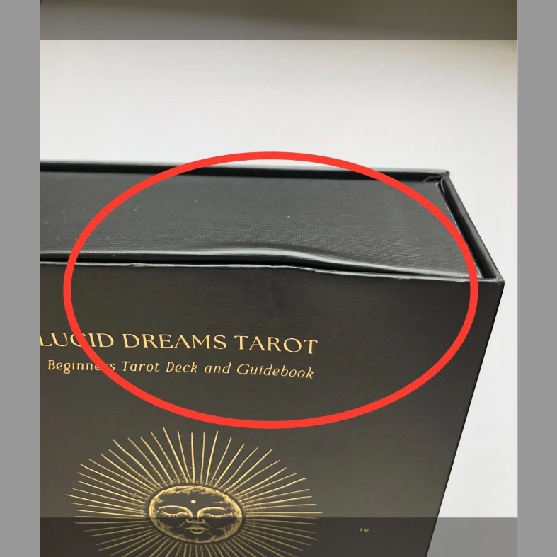 【アウトレット】 ルーシッド ドリームス ビギナーズ タロット エディション4 ブラック エクリプス Lucid Dreams Beginners Tarot・Edition IV in Black Eclipse