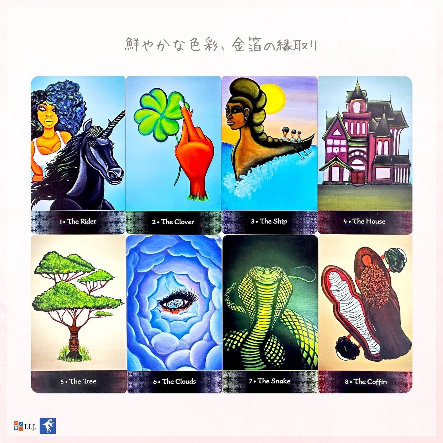 アフロ・ゴッデス・ルノルマン オラクル Afro Goddess Lenormand Oracle