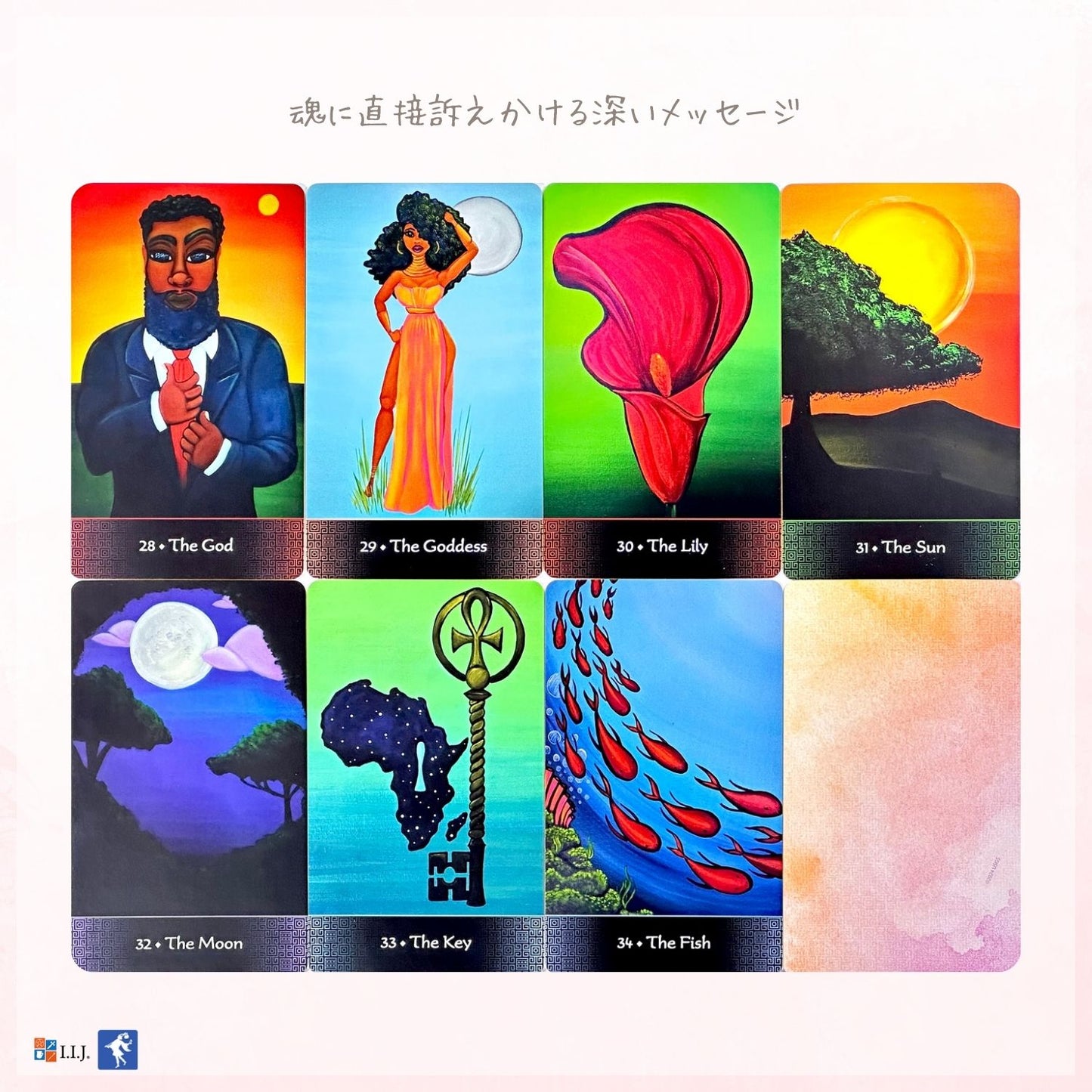 アフロ・ゴッデス・ルノルマン オラクル Afro Goddess Lenormand Oracle