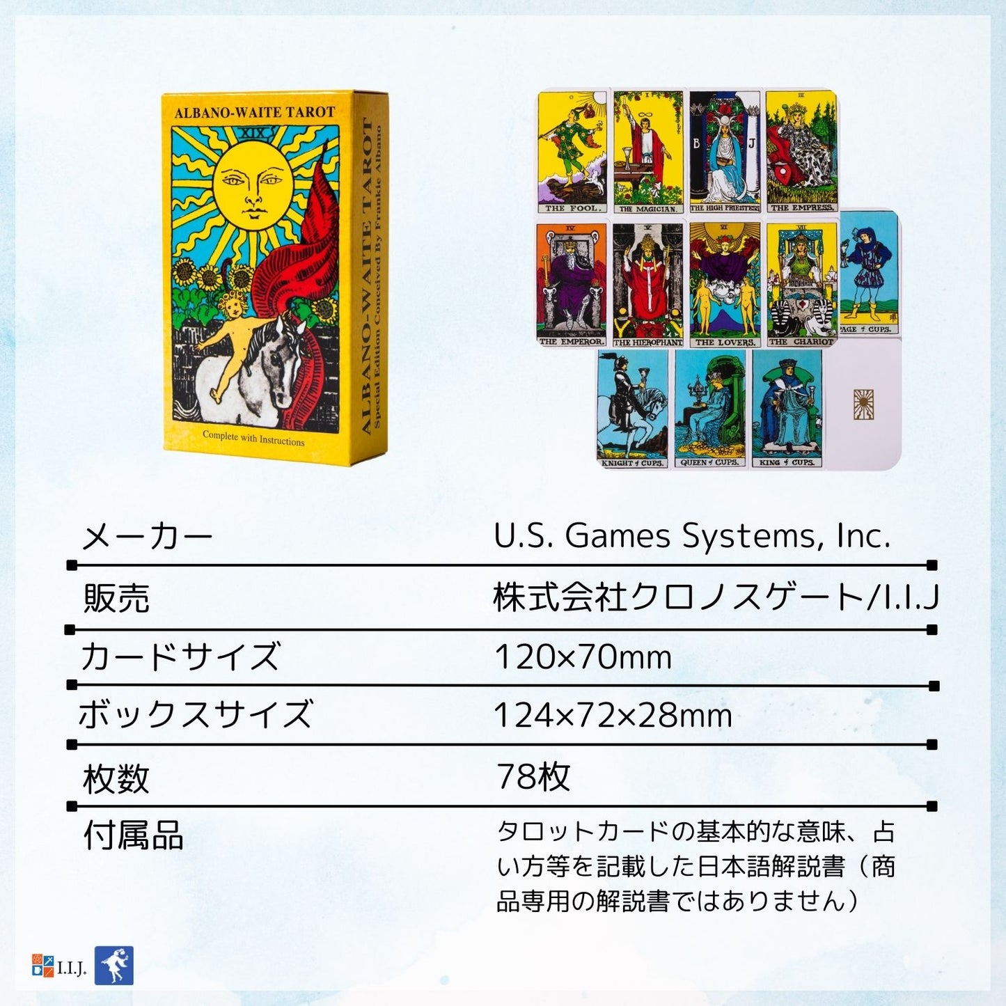 アルバノ ウェイト タロット Albano-Waite Tarot