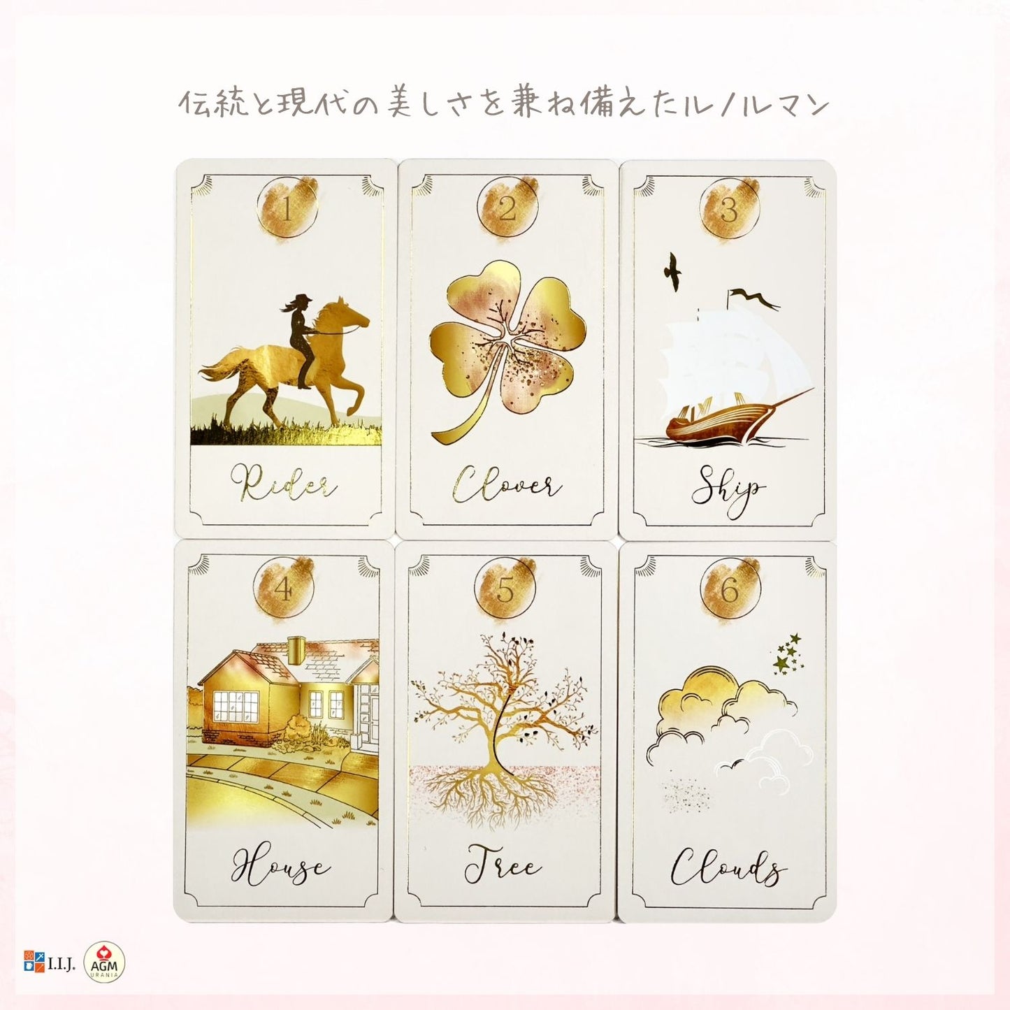 アズラズ・ゴールデン・ルノルマンカード Azra's Golden Lenormand Cards