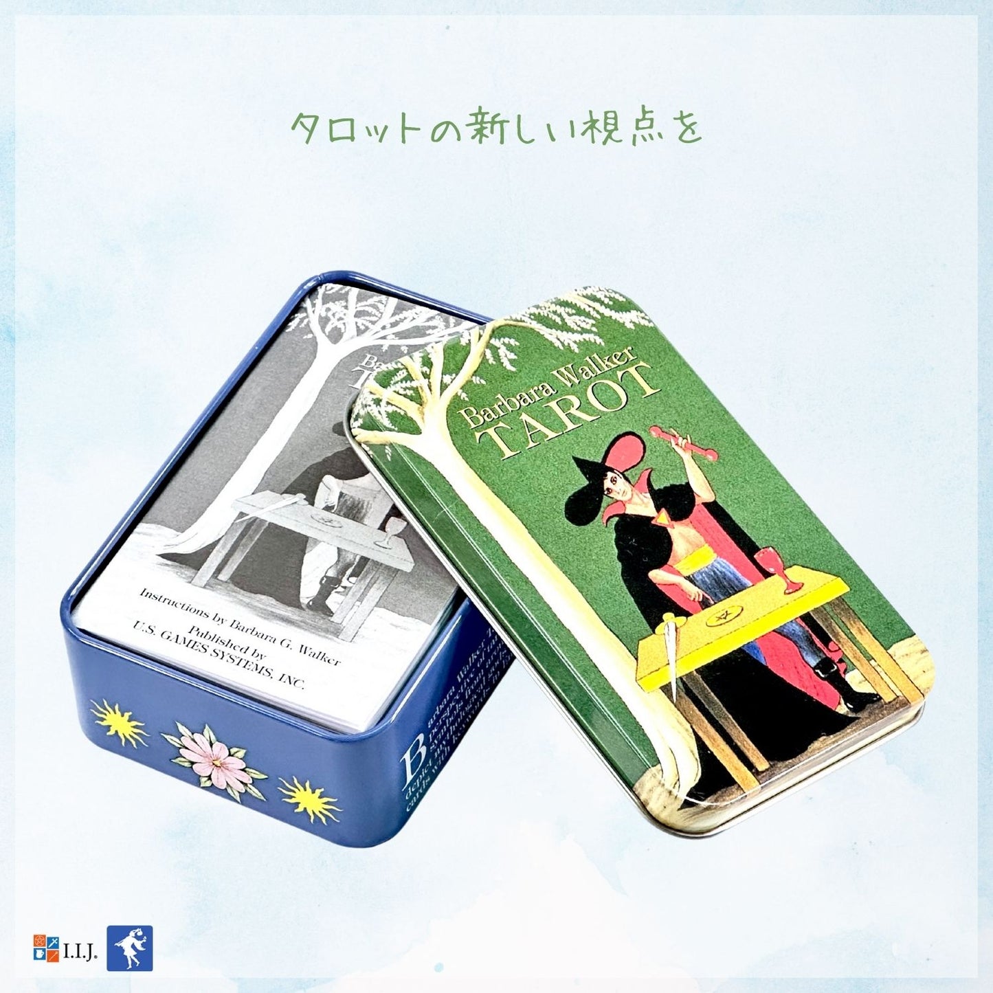 バーバラ・ウォーカー・タロット 缶入り Barbara Walker Tarot in a Tin