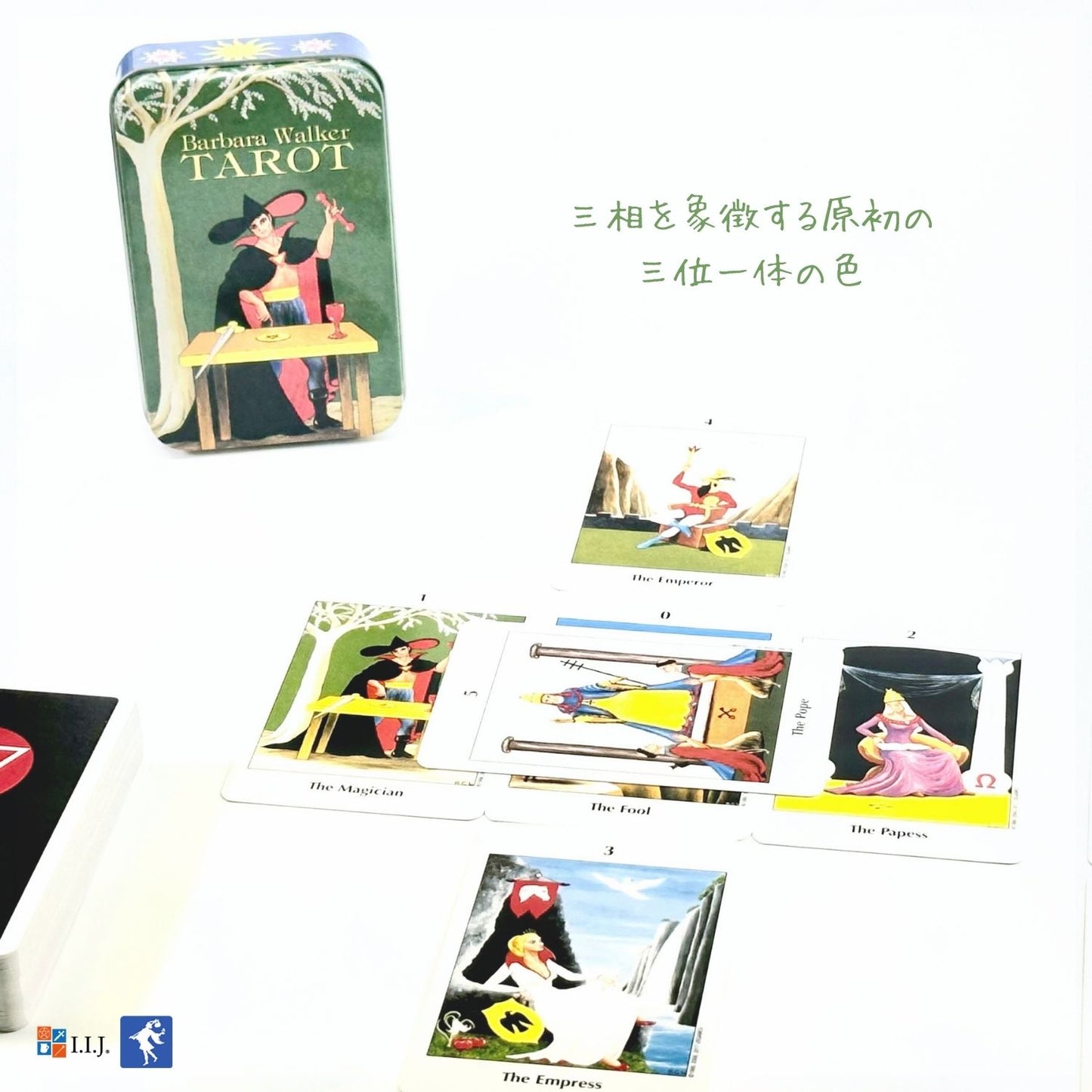 バーバラ・ウォーカー・タロット 缶入り Barbara Walker Tarot in a Tin
