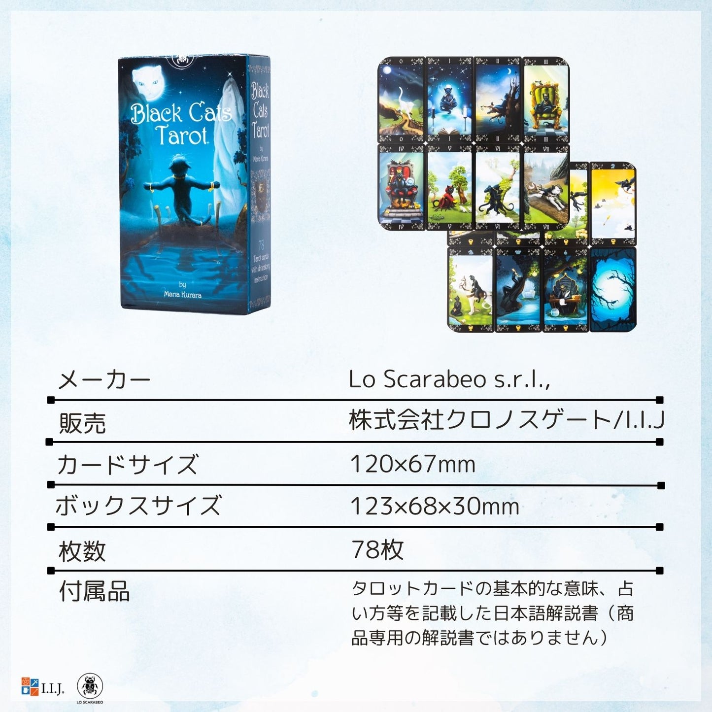 ブラックキャッツ・タロット Black Cats Tarot