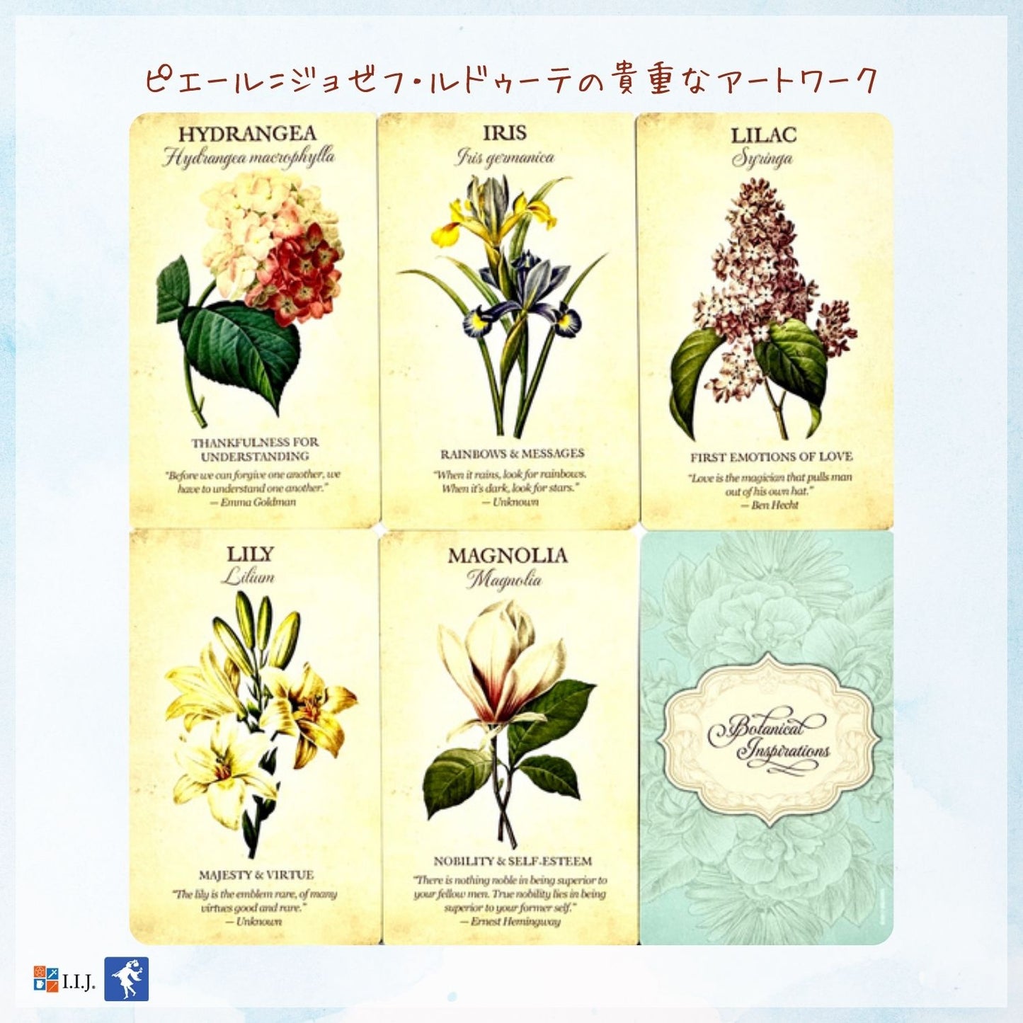 ボタニカル・インスピレーション・オラクルカード Botanical Inspirations