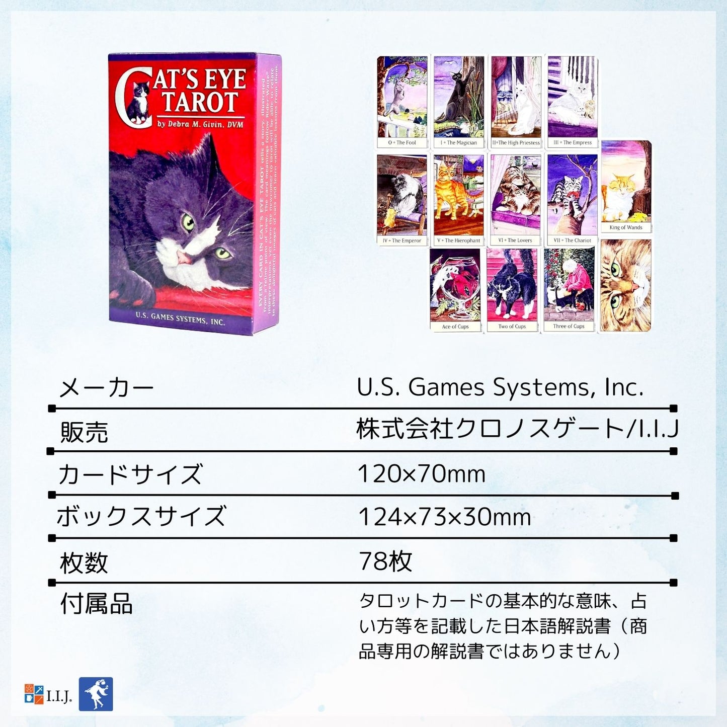キャッツ・アイ・タロット Cat's Eye Tarot