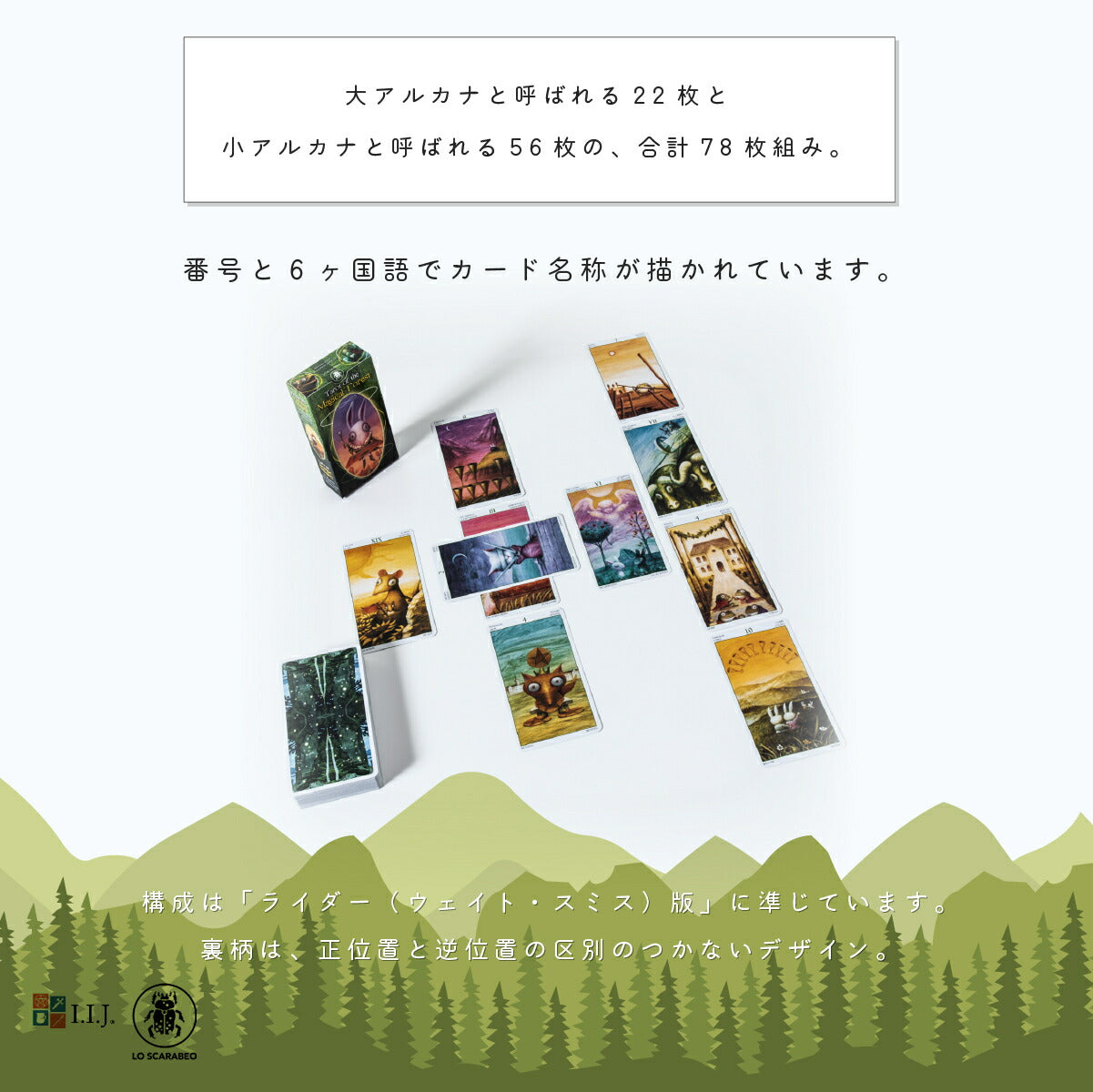 タロット オブ マジカル フォレスト Tarot of the Magical Forest