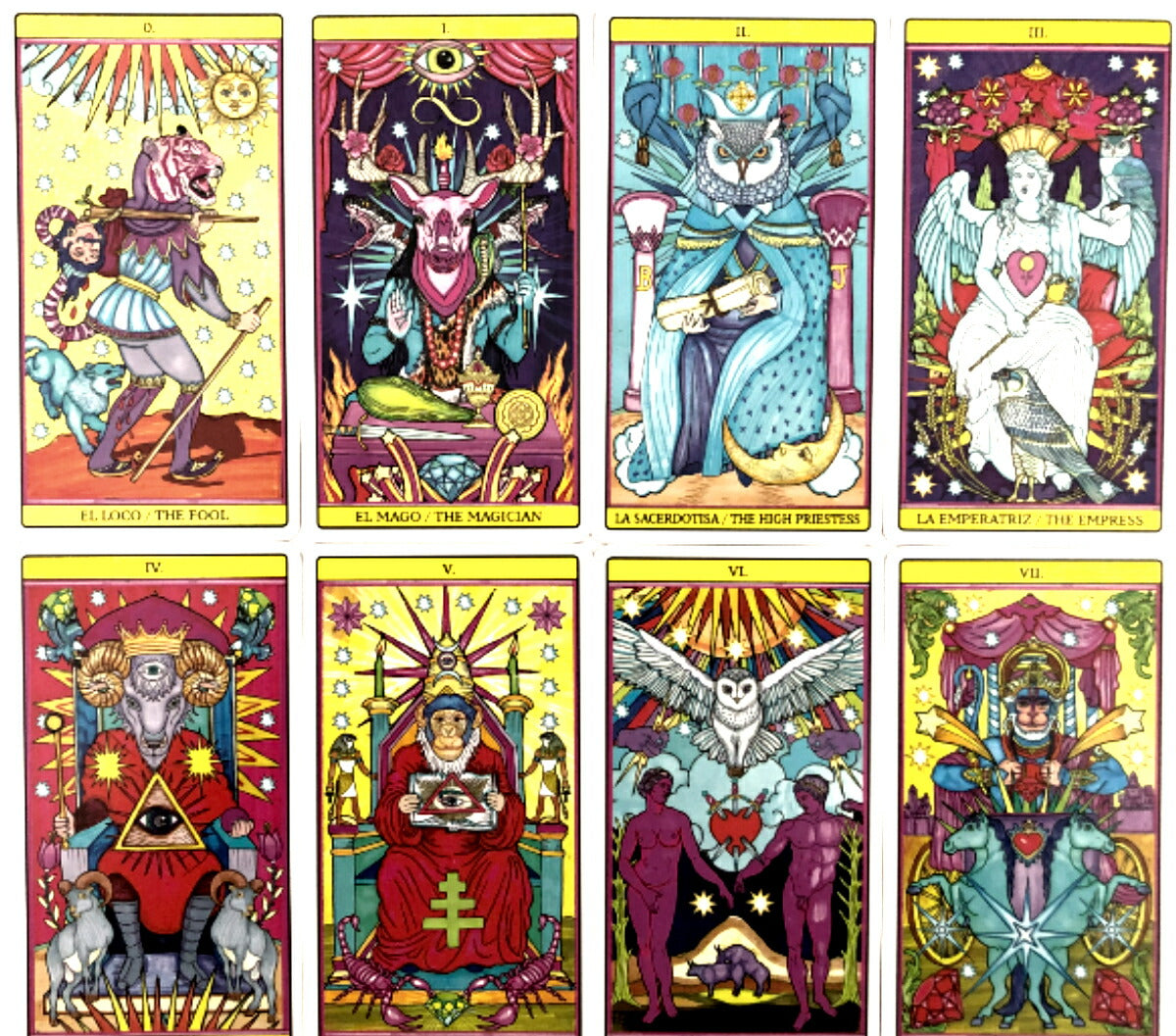 タロット デ エル・ディオス・デ・ロス・トレス Tarot de El dios de los tres
