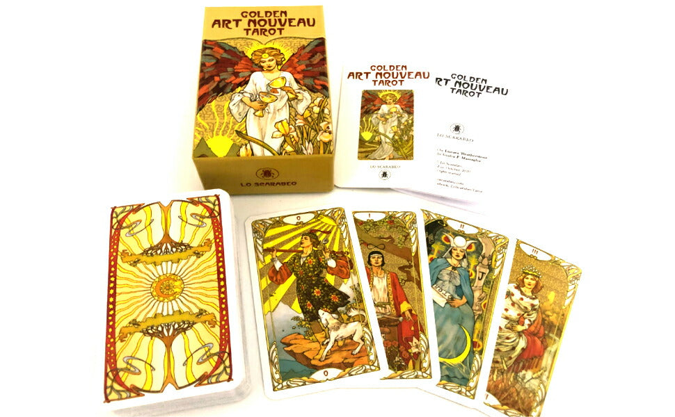 ゴールデン アールヌーボー タロット ミニ Golden Art Nouveau Tarot MINI