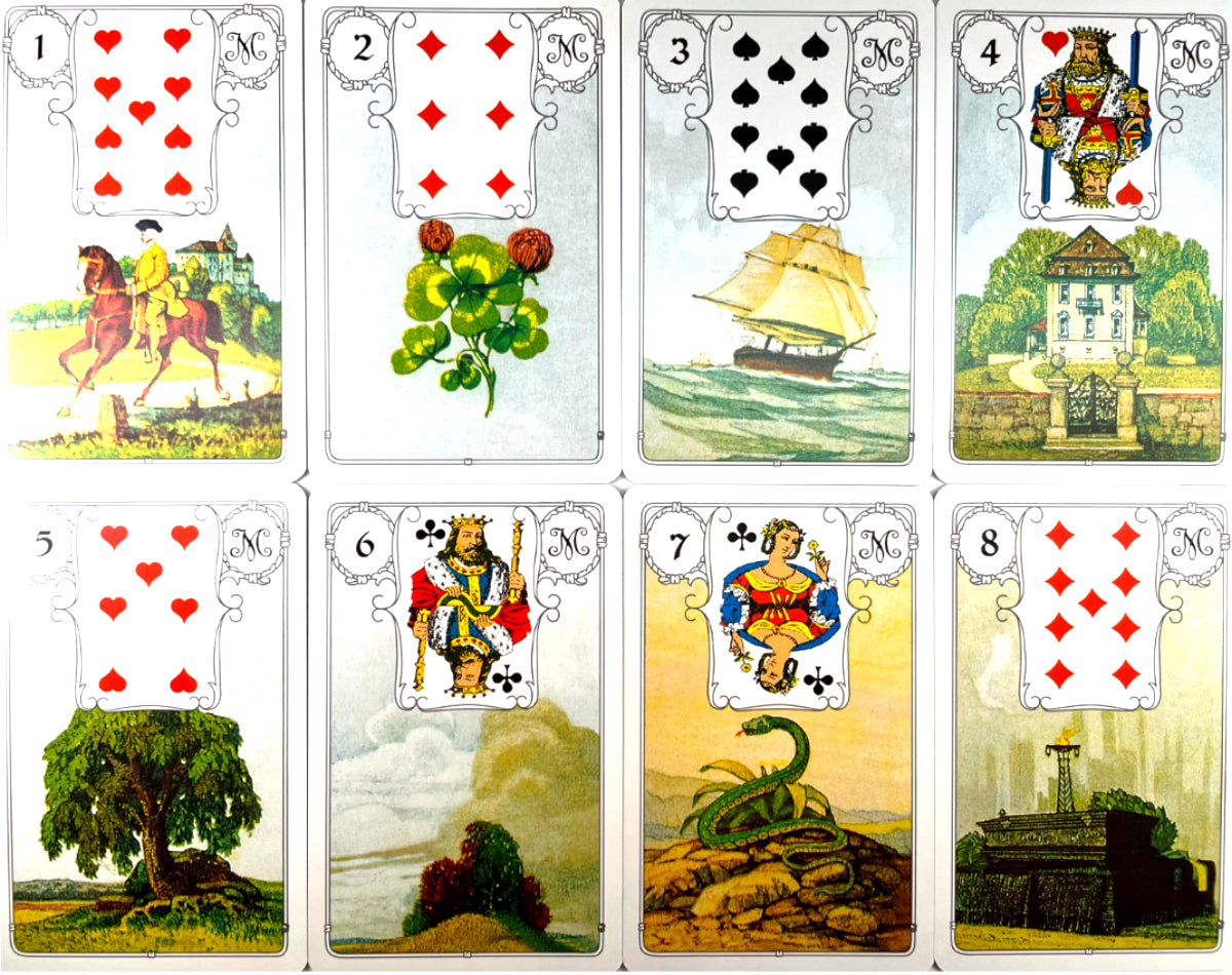 ブルーオウル・ルノルマン シルバーエディション Lenormand Blue Owl Silver Edition