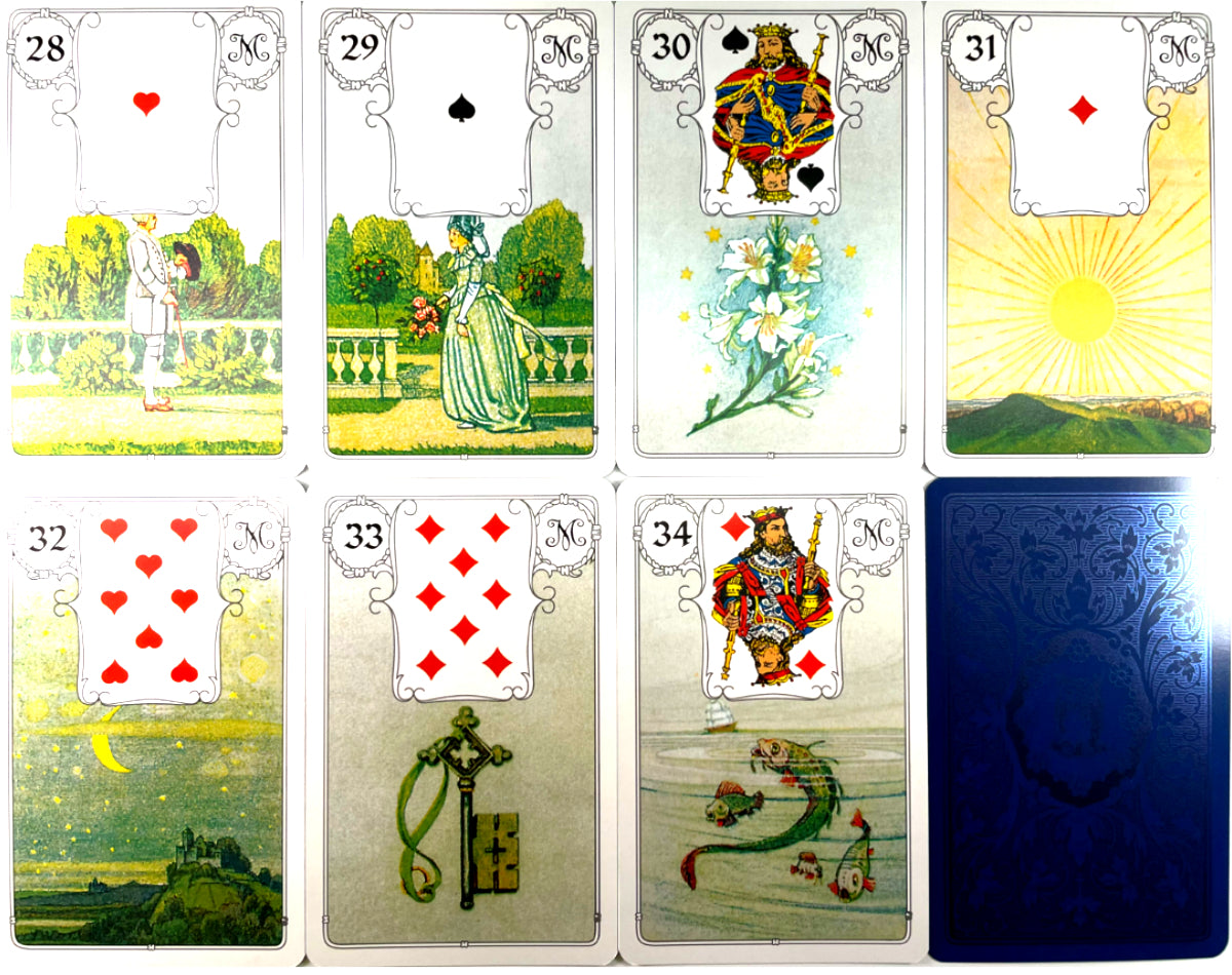 ブルーオウル・ルノルマン シルバーエディション Lenormand Blue Owl Silver Edition