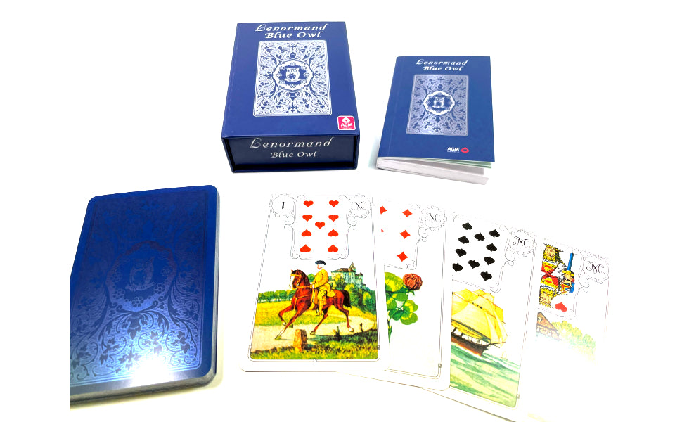 ブルーオウル・ルノルマン シルバーエディション Lenormand Blue Owl Silver Edition