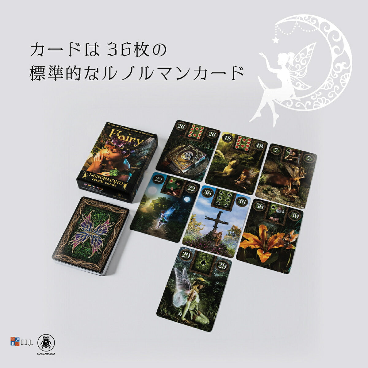 フェアリー ルノルマン オラクルカード Fairy Lenormand Oracle Cards