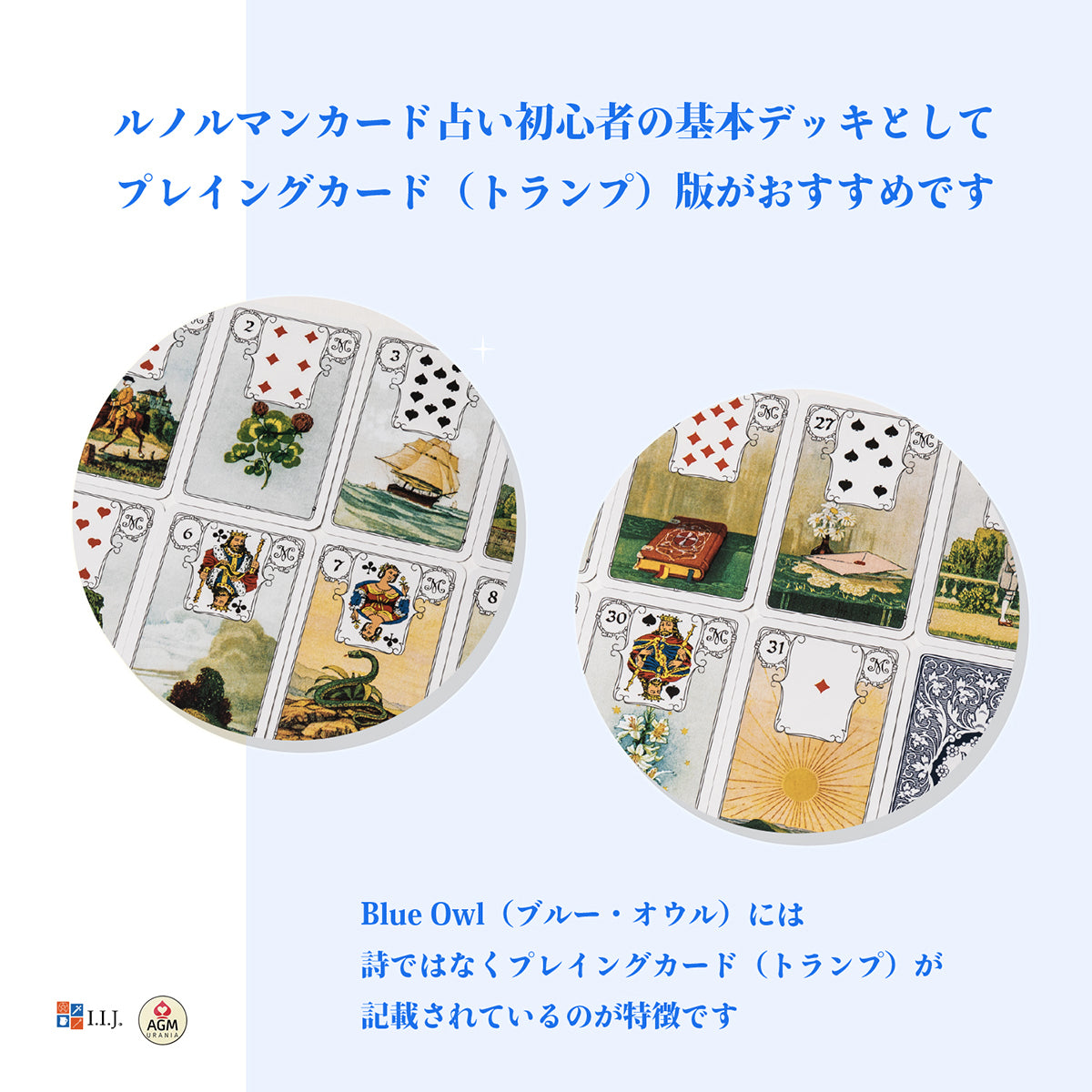 ブルーオウル・ルノルマン Lenormand Blue Owl