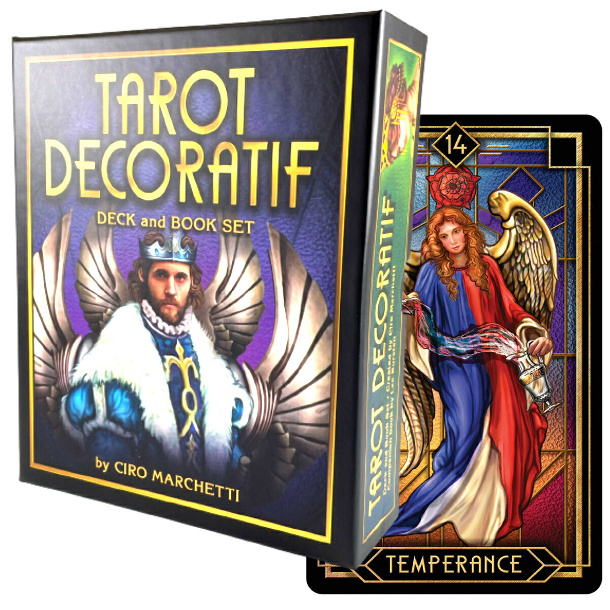 タロット デコラティフ Tarot Decoratif Deck and Book Set