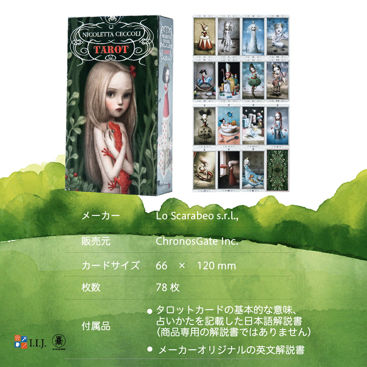 ニコレッタ・チェッコリ・タロット Nicoletta Ceccoli TAROT
