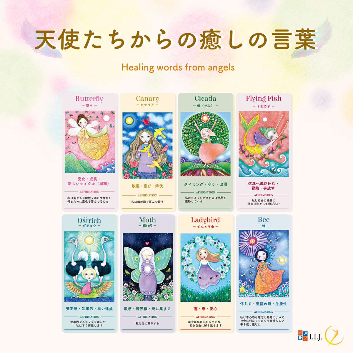 ウィングス・オブ・ウィズダム オラクルカード 日本語版 Wings of Wisdom Japanese edition