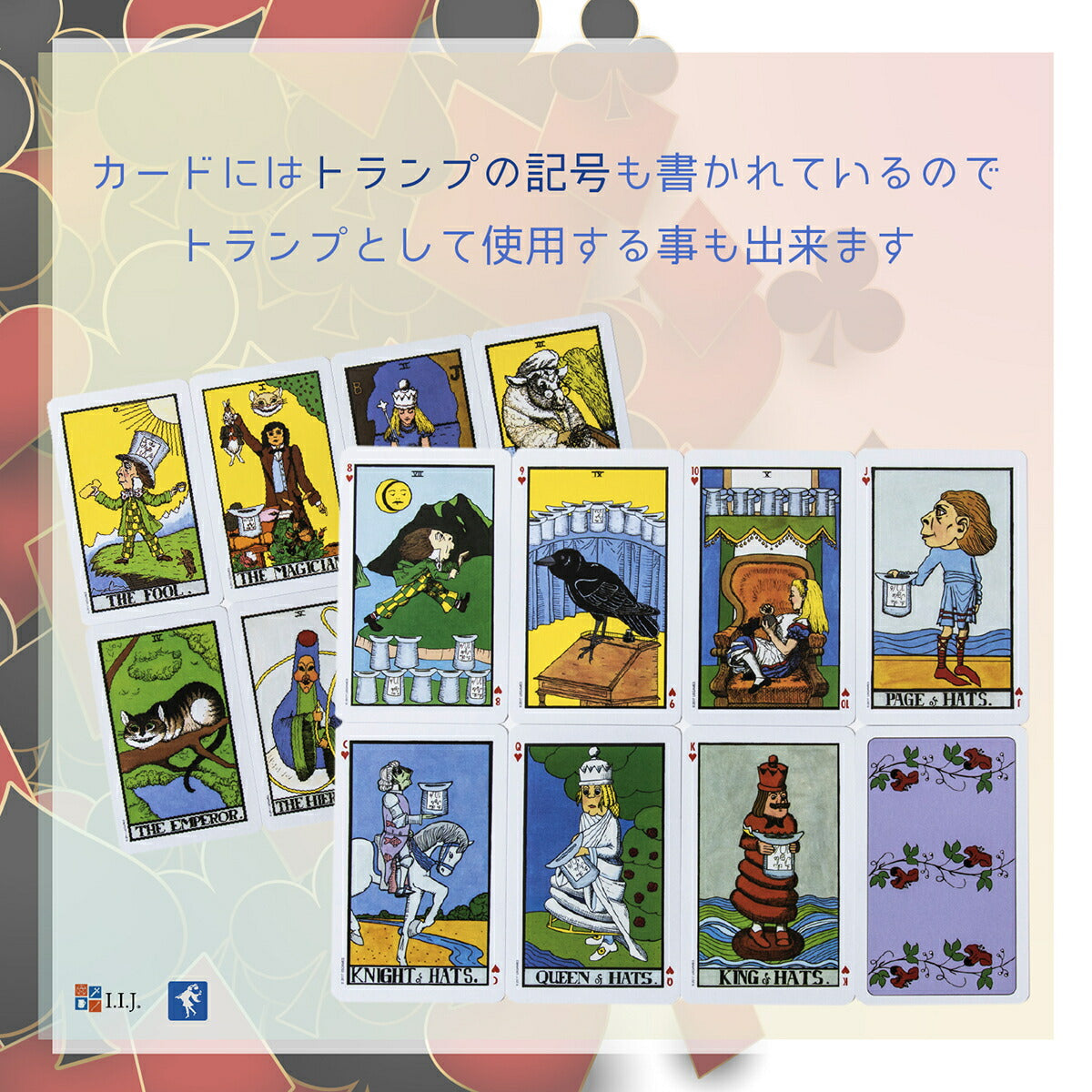ワンダーランド タロット(缶入り) The Wonderland Tarot in a Tin