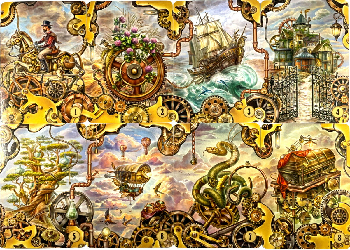 スチームパンク ルノルマン オラクル カード Steampunk Lenormand