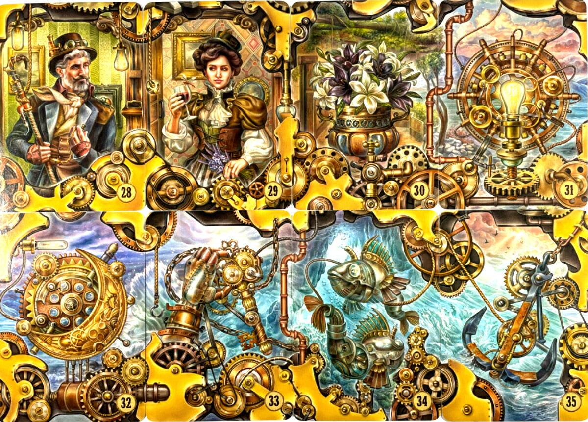 スチームパンク ルノルマン オラクル カード Steampunk Lenormand