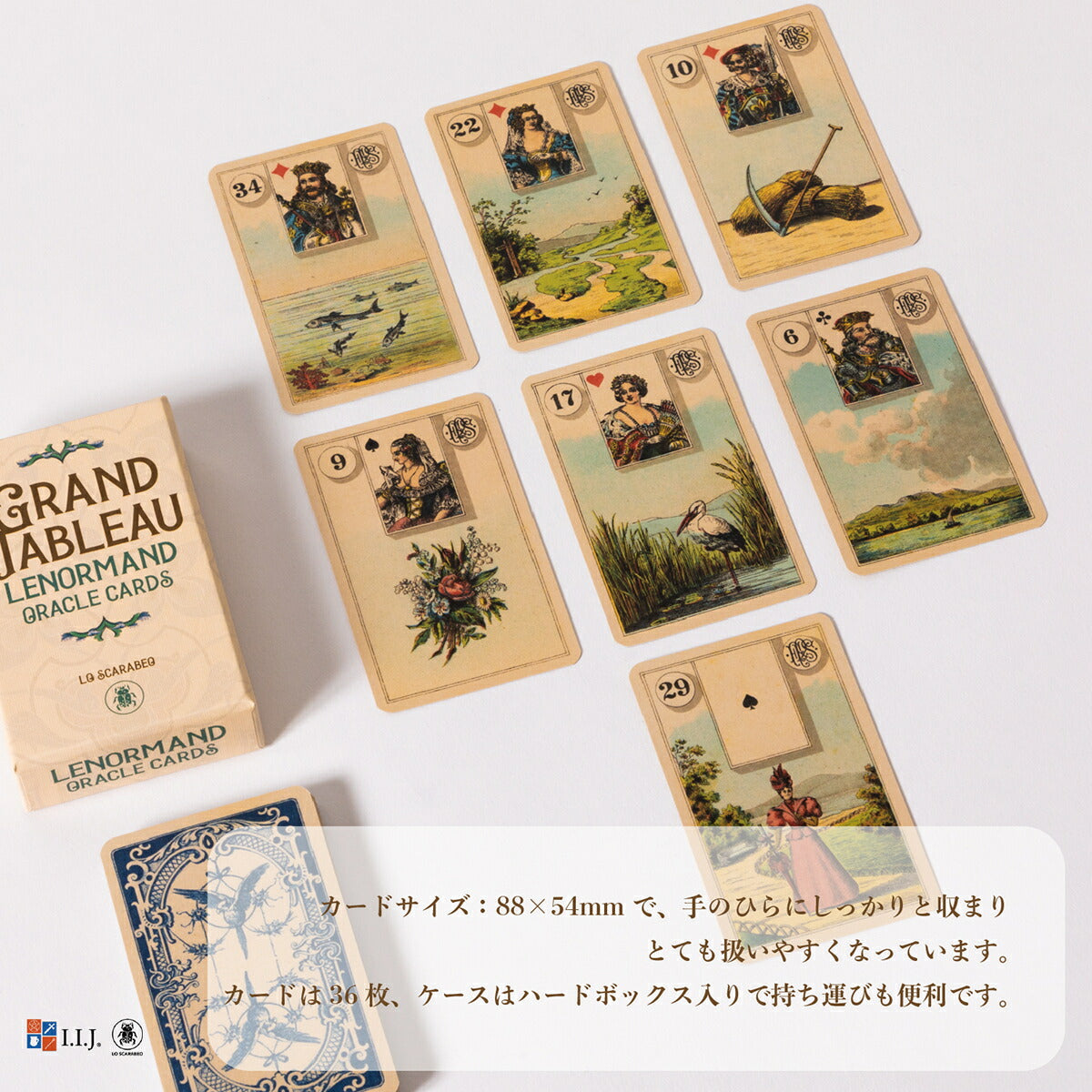 グラン・タブロー ルノルマン オラクル カード Grand Tableau Lenormand Oracle Cards