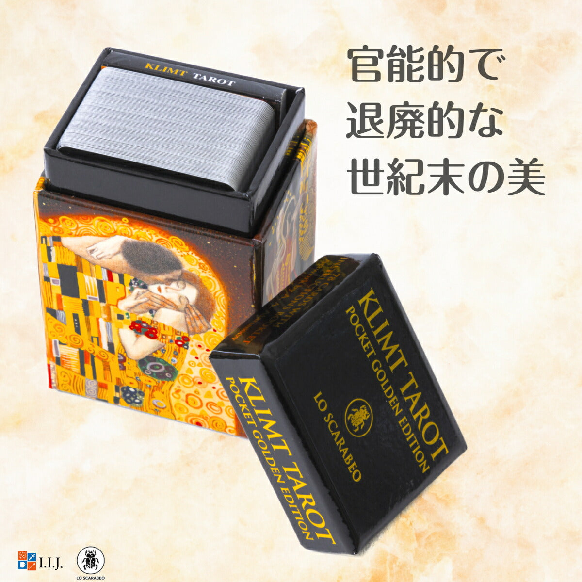 クリムト タロット ゴールデン ミニ エディション KLIMT TAROT POCKET GOLDEN EDITION