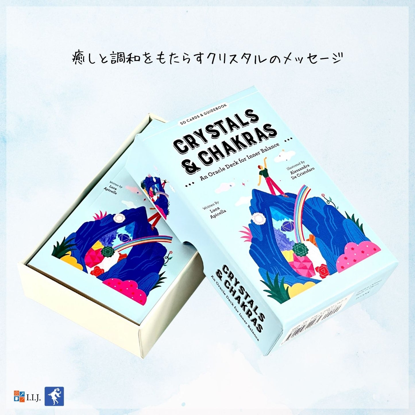 クリスタル&チャクラ・オラクルカード Crystals & Chakras: An Oracle Deck for Inner Balance
