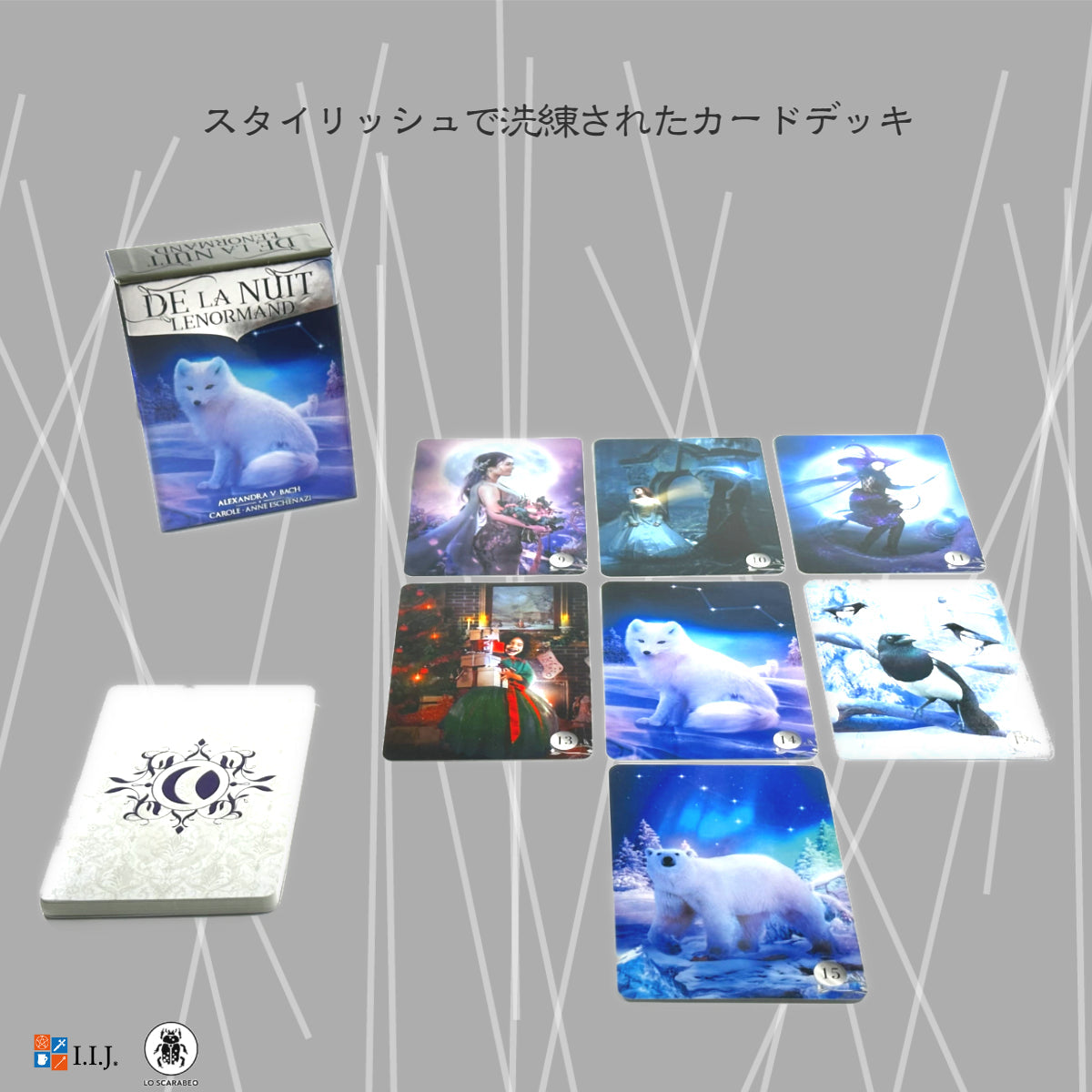 ド・ラ・ニュイ ルノルマン オラクルカード De La Nuit Lenormand