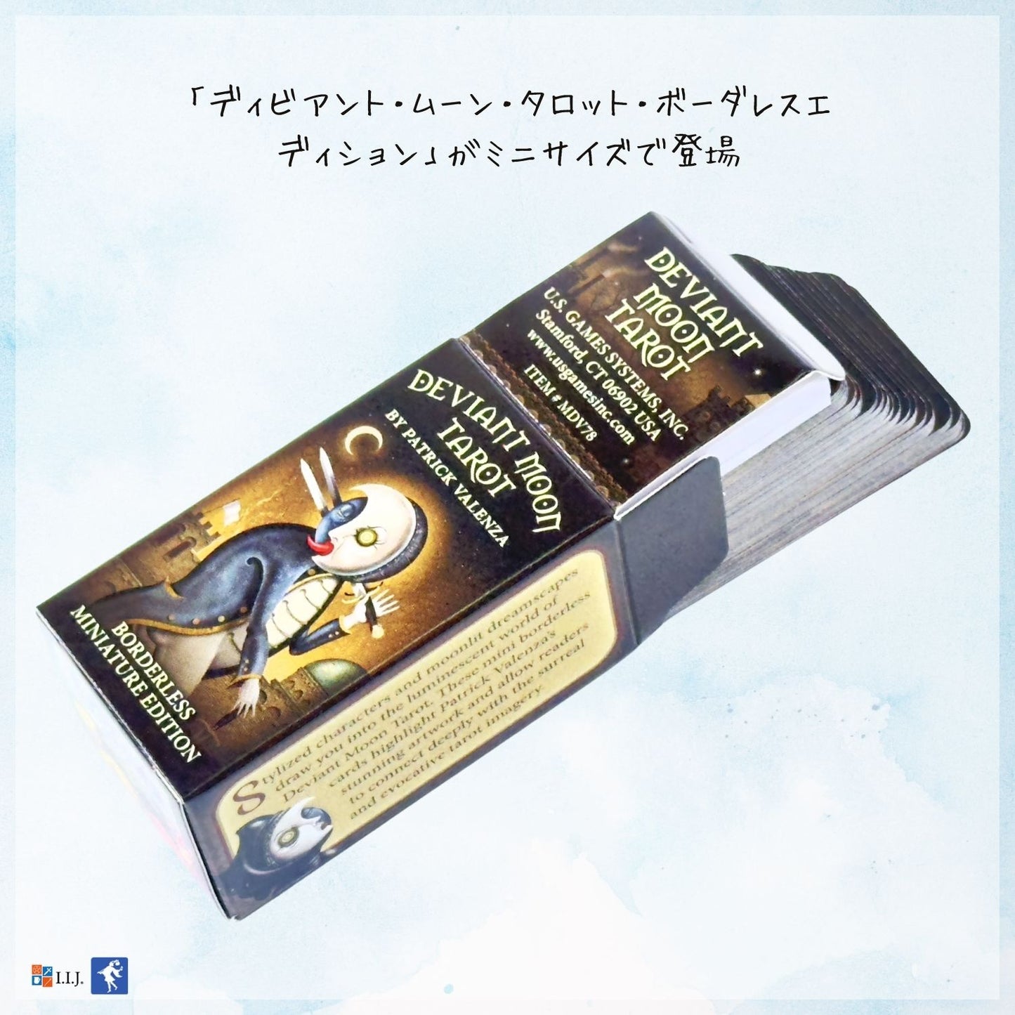 ディビアント・ムーン・タロット ボーダレス ミニ Deviant Moon Tarot Borderless Miniature Edition