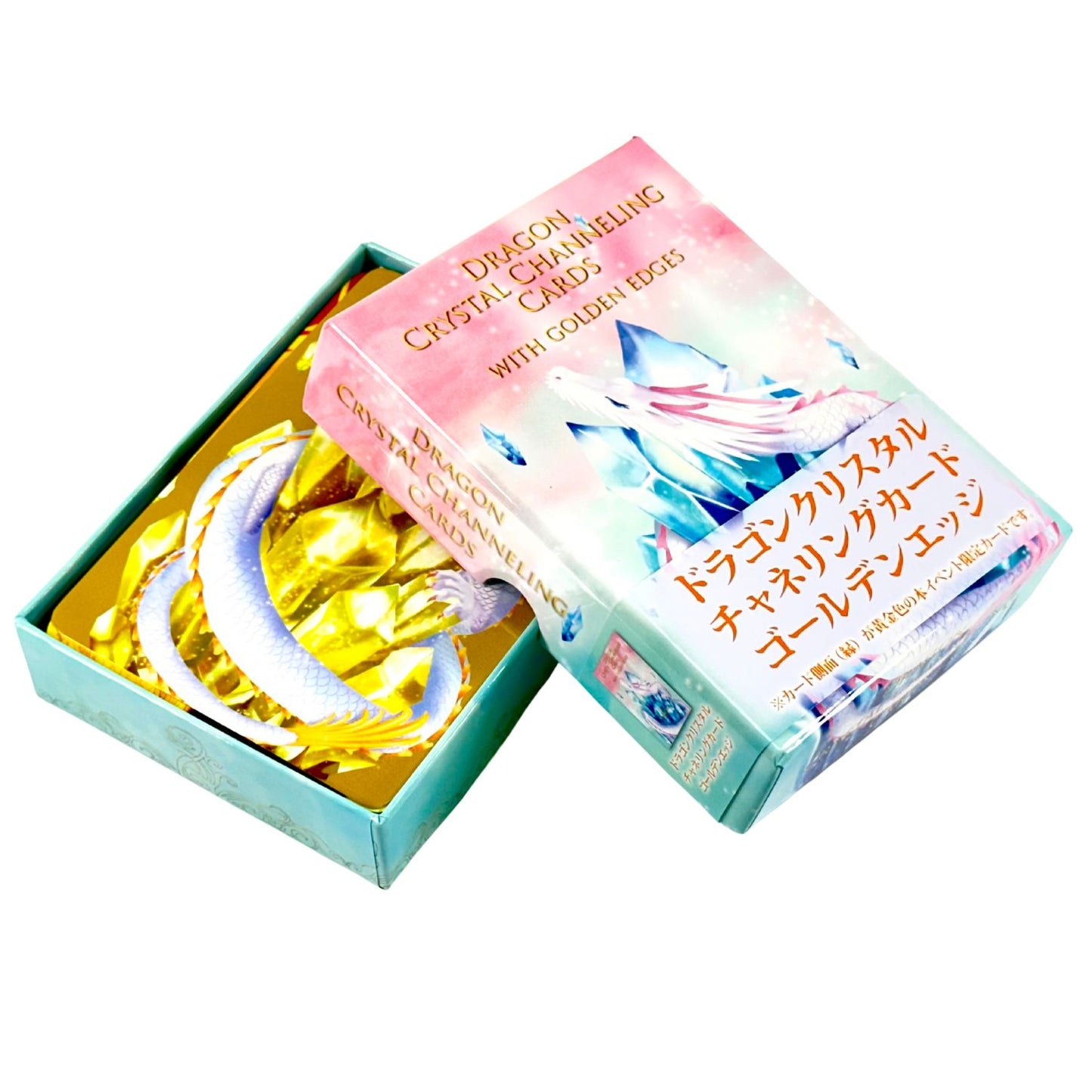 ドラゴン クリスタル チャネリング カード ゴールデンエッジ Dragon Crystal Channeling Cards with Golden Edges