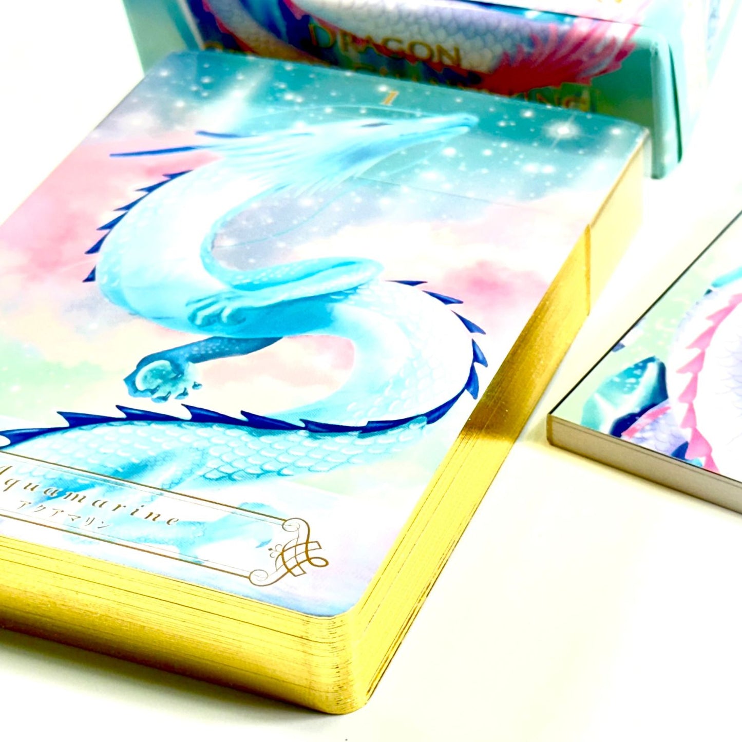 ドラゴン クリスタル チャネリング カード ゴールデンエッジ Dragon Crystal Channeling Cards with Golden Edges