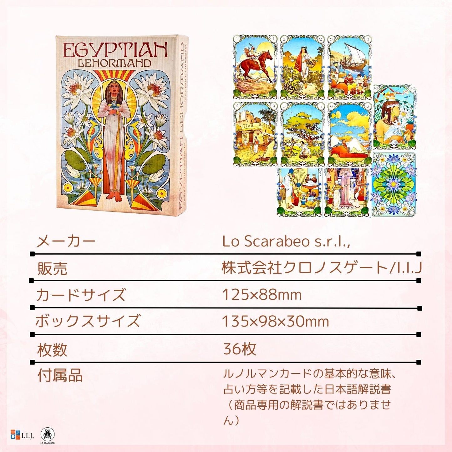 エジプシャン・ルノルマン Egyptian Lenormand