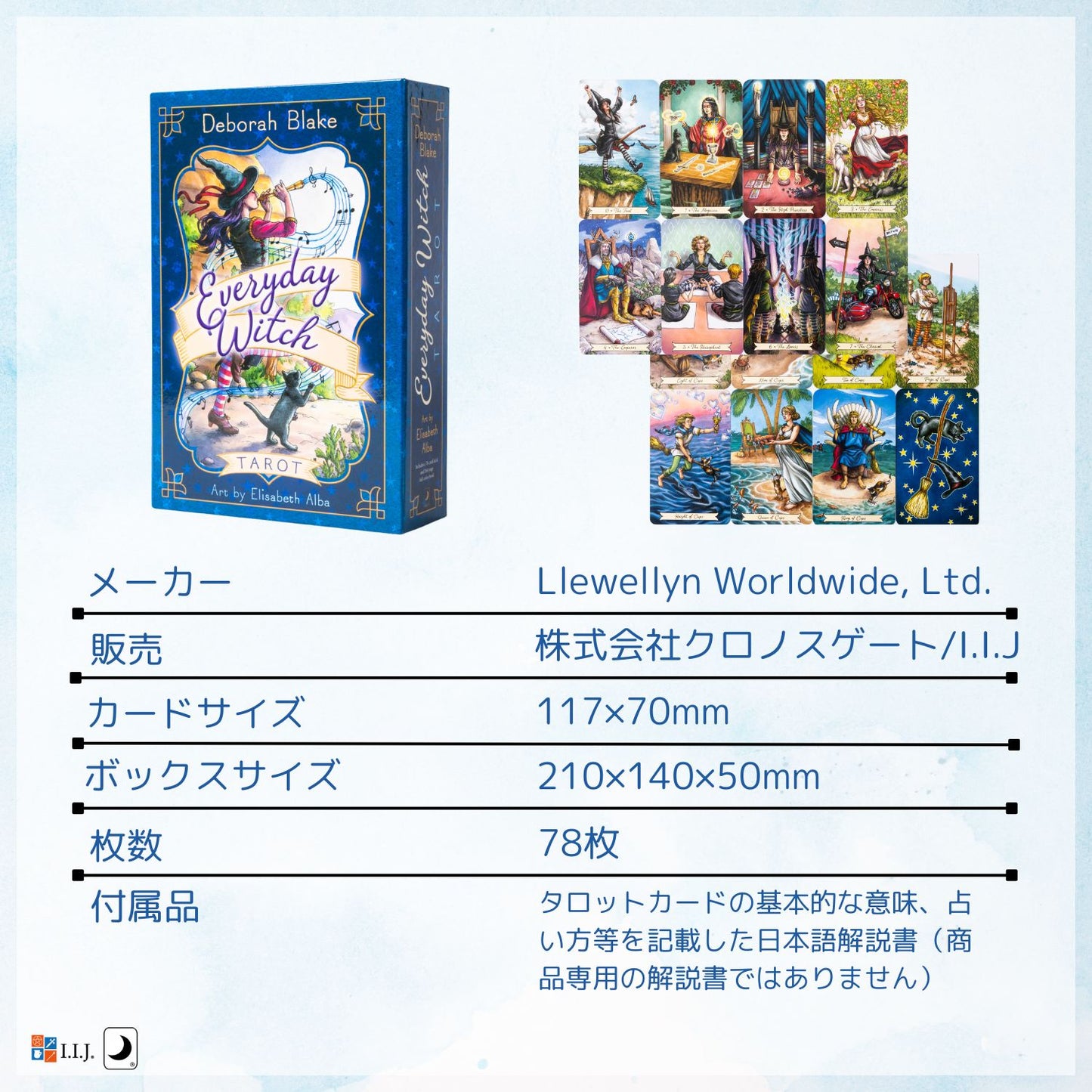 エブリデイ ウィッチ タロット Everyday Witch Tarot