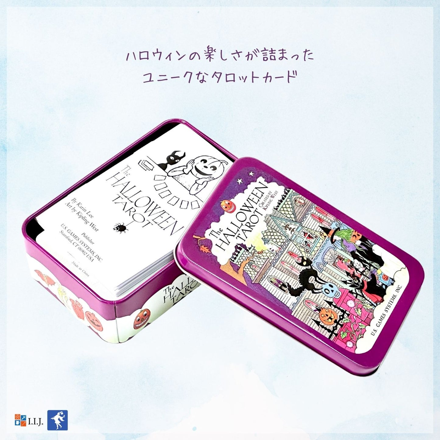 ハロウィン・タロット 缶入り Halloween Tarot in a Tin