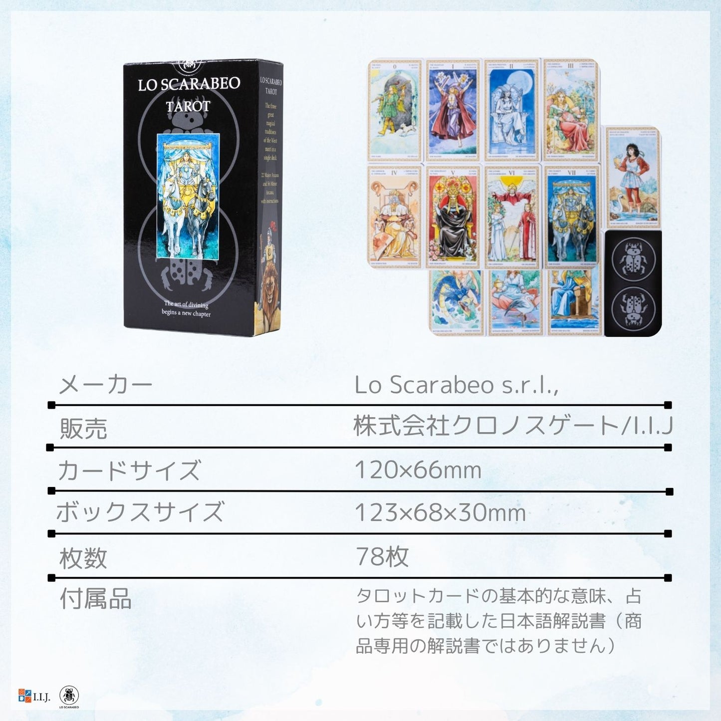 ロ・スカラベオ タロット Lo Scarabeo Tarot