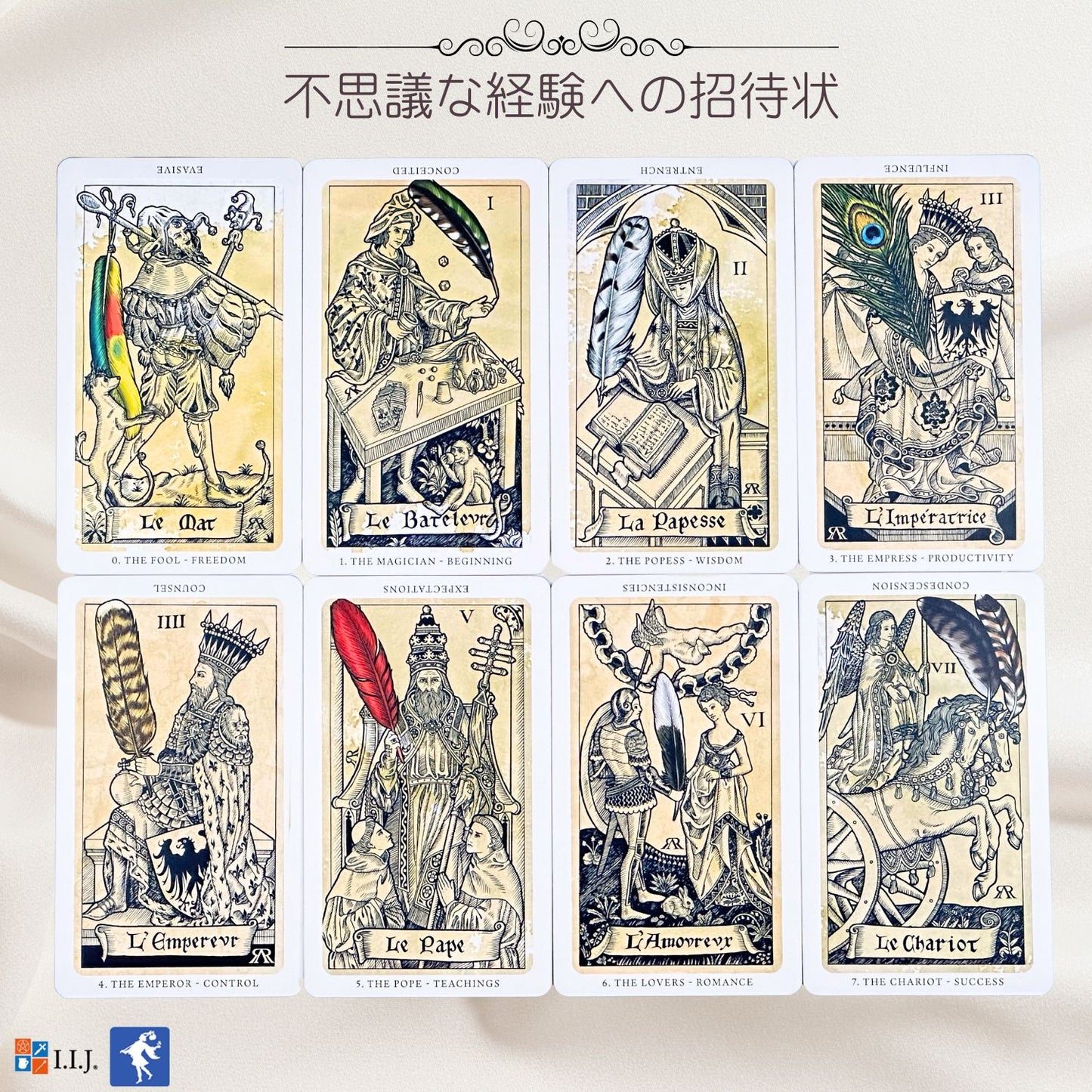 メディバル・フェザー・タロット The Medieval Feathers Tarot