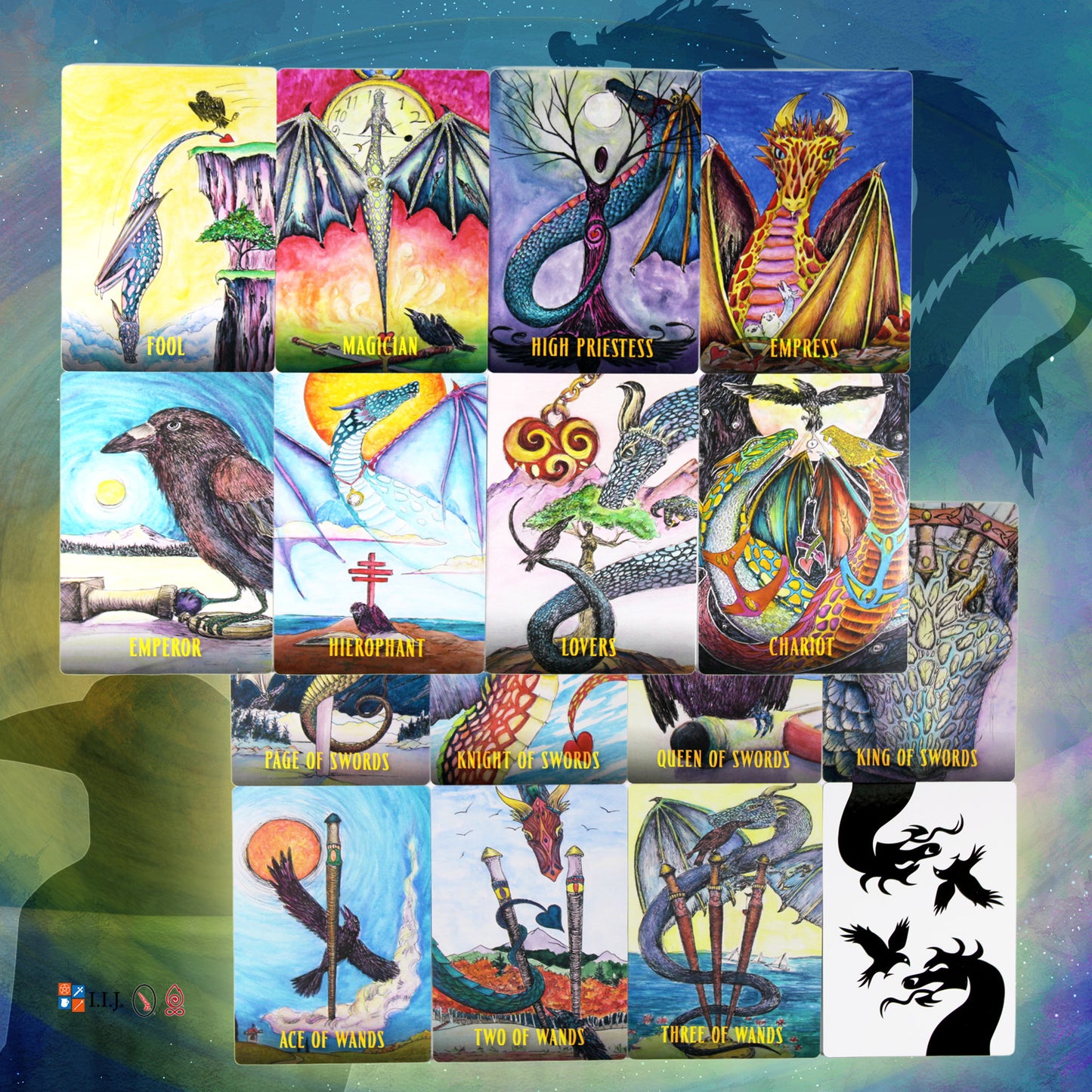 ラヴィネス・ドラコン・タロット Ravyness Drakon Tarot
