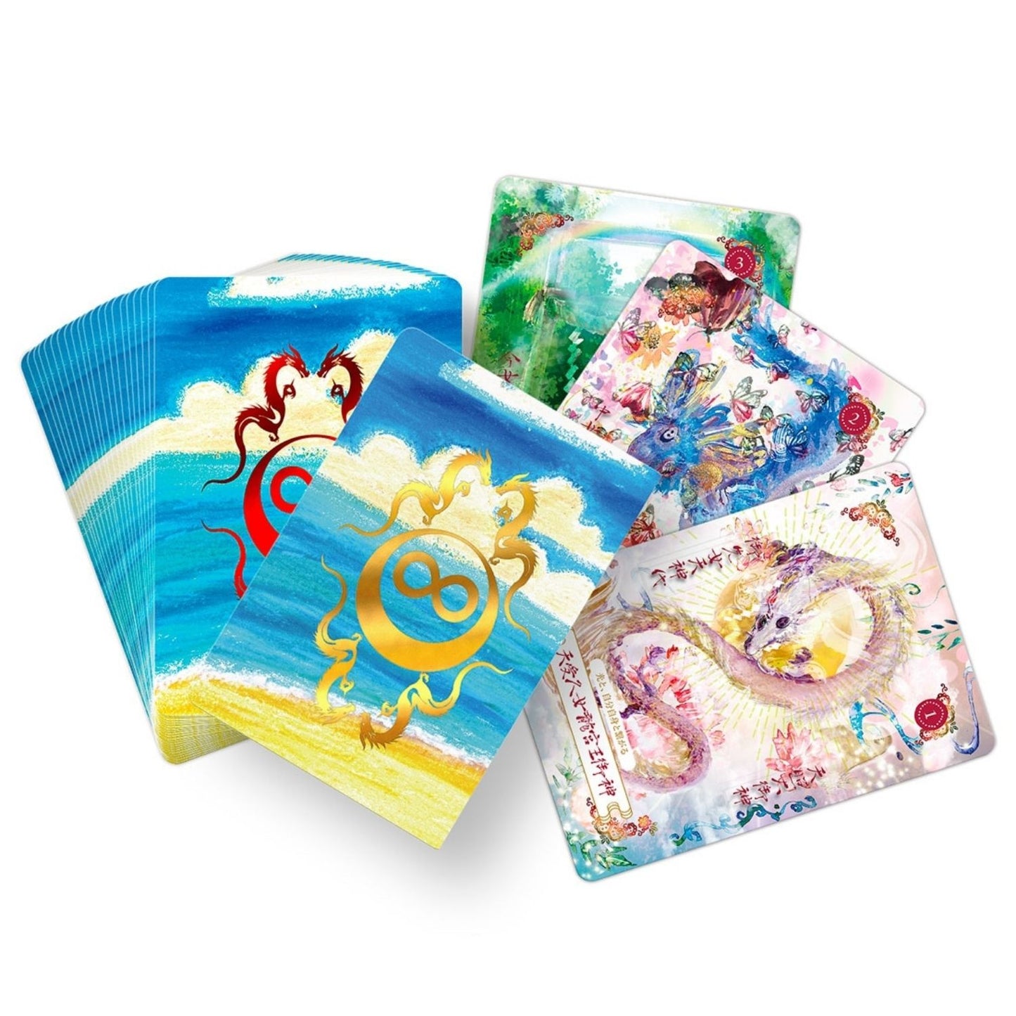 琉球干支龍カード(りゅうきゅうえとりゅう) Ryukyu Oriental Zodiac Dragon Cards 新装版