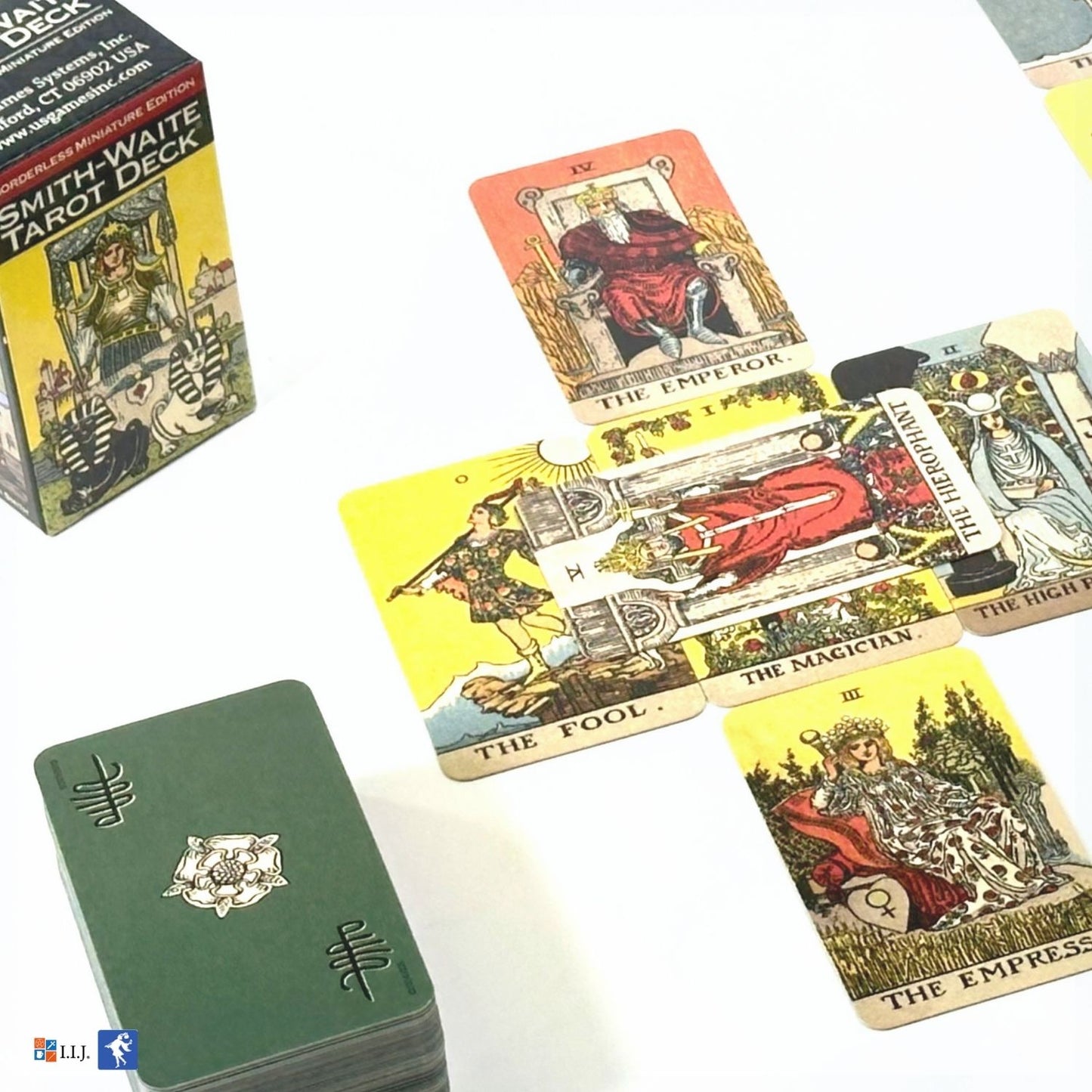 スミス・ウェイト タロット ボーダレス ミニ Smith-Waite Tarot Deck Borderless Miniature Edition