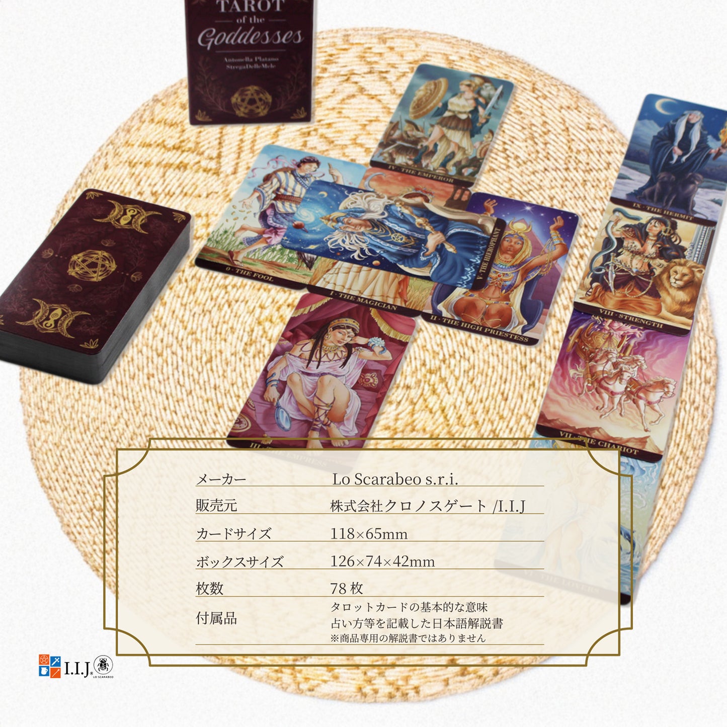 タロット・オブ・ザ・ゴッデス Tarot of the Goddesses