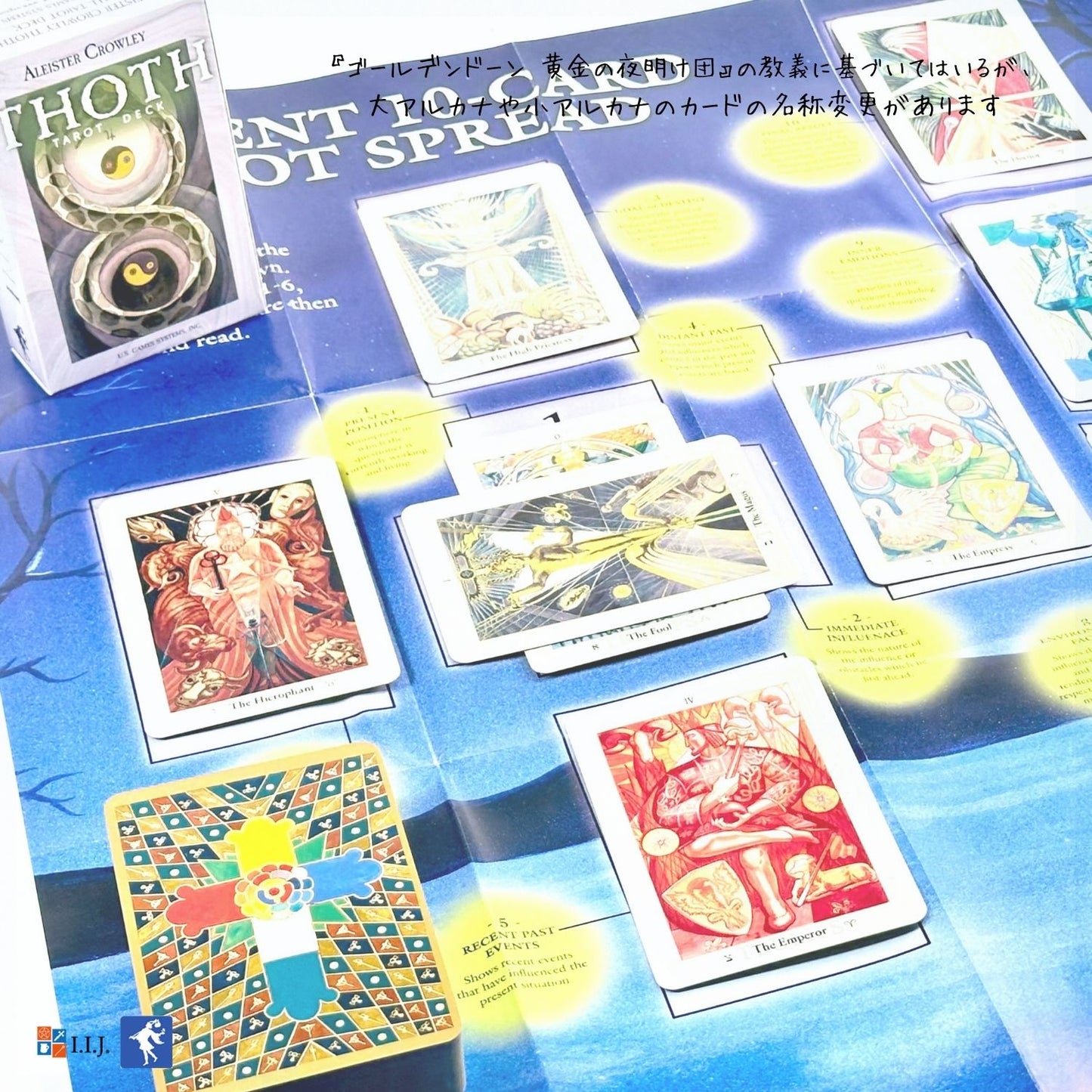 アレイスター クロウリー トート タロット プレミア <US> Crowley Thoth Tarot Deck — Premier Edition