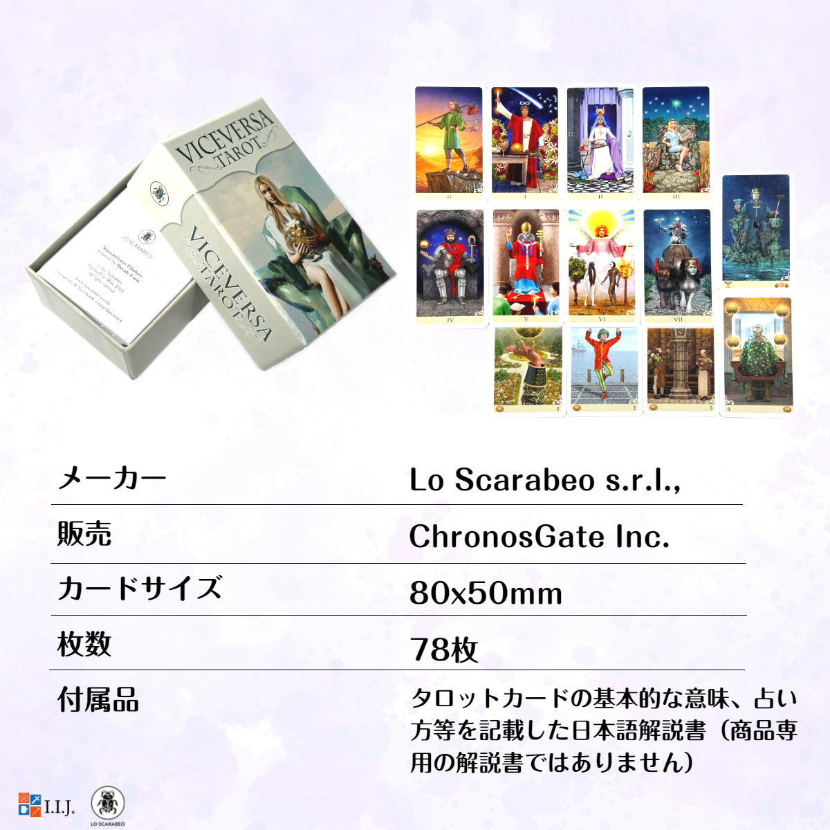 バイス・バーサ タロット ミニ Viceversa Tarot MINI
