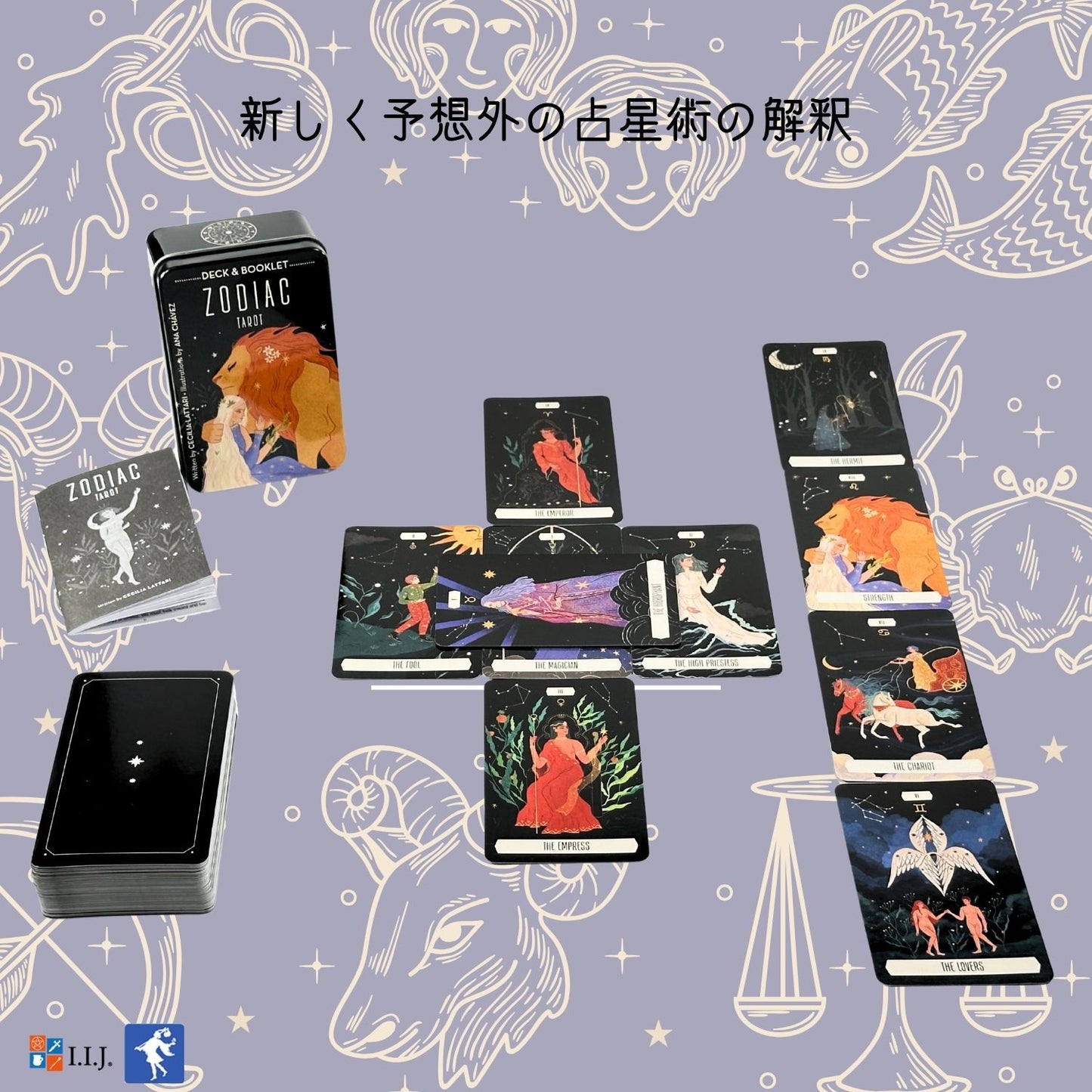 ゾディアック タロット(缶入り) Zodiac Tarot in a Tin