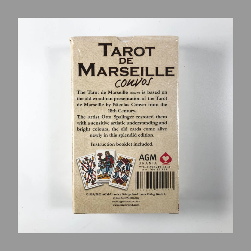 【アウトレット】 タロット・デ・マルセイユ コンバー　Tarot de Marseille Convos