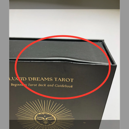 【アウトレット】 ルーシッド ドリームス ビギナーズ タロット エディション4 ブラック エクリプス Lucid Dreams Beginners Tarot・Edition IV in Black Eclipse