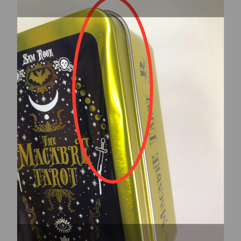 【アウトレット】 マカブル・タロット・ポケット・エディション 缶入り Macabre Tarot Pocket Edition