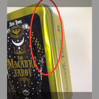 【アウトレット】 マカブル・タロット・ポケット・エディション 缶入り Macabre Tarot Pocket Edition