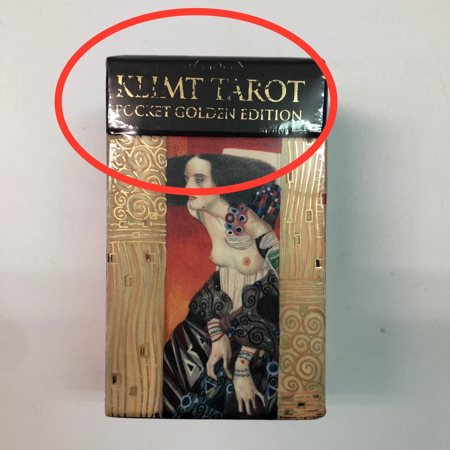 【アウトレット】 クリムト タロット ゴールデン ミニ エディション KLIMT TAROT POCKET GOLDEN EDITION