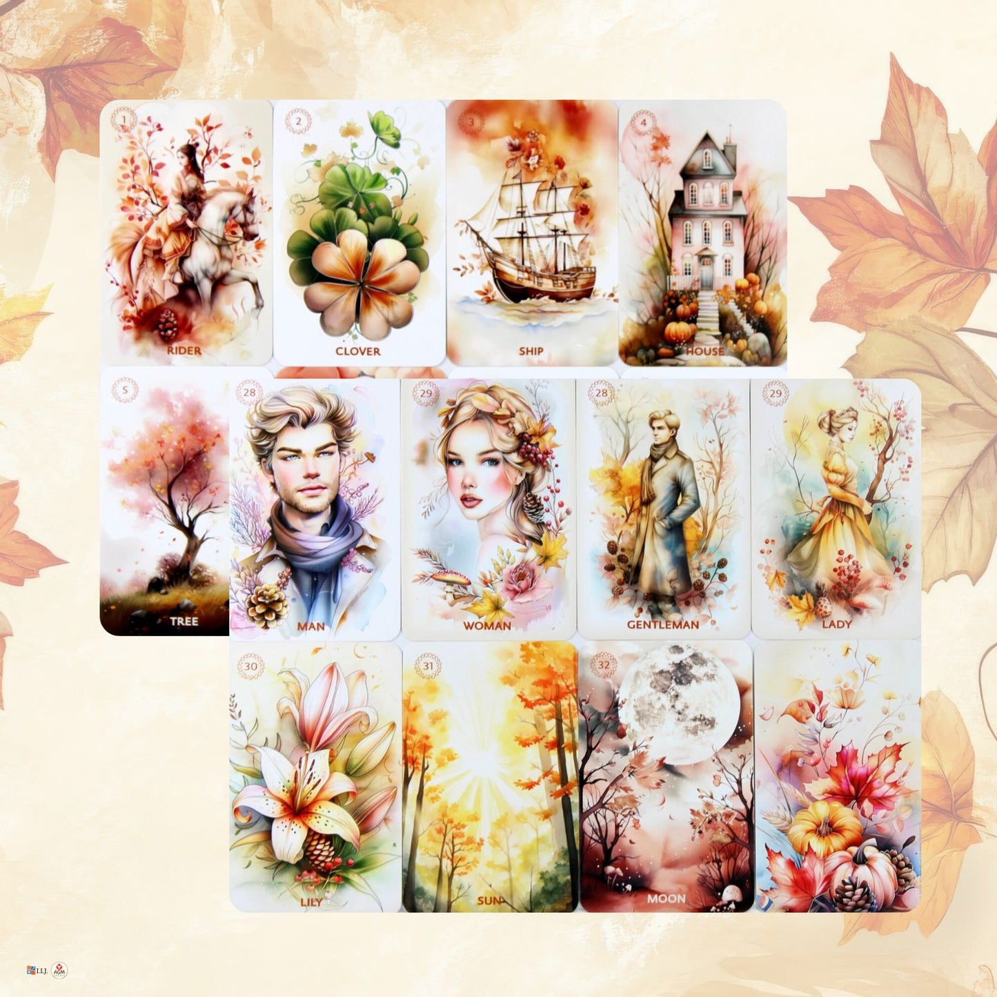 オータムズ・エンブレイス・ルノルマン Autumn's Embrace Lenormand