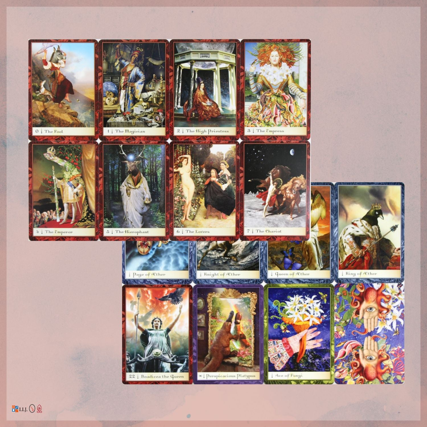 ブーディカズ・タロット・オブ・アースリー・ディライツ Boadicea's Tarot of Earthly Delights